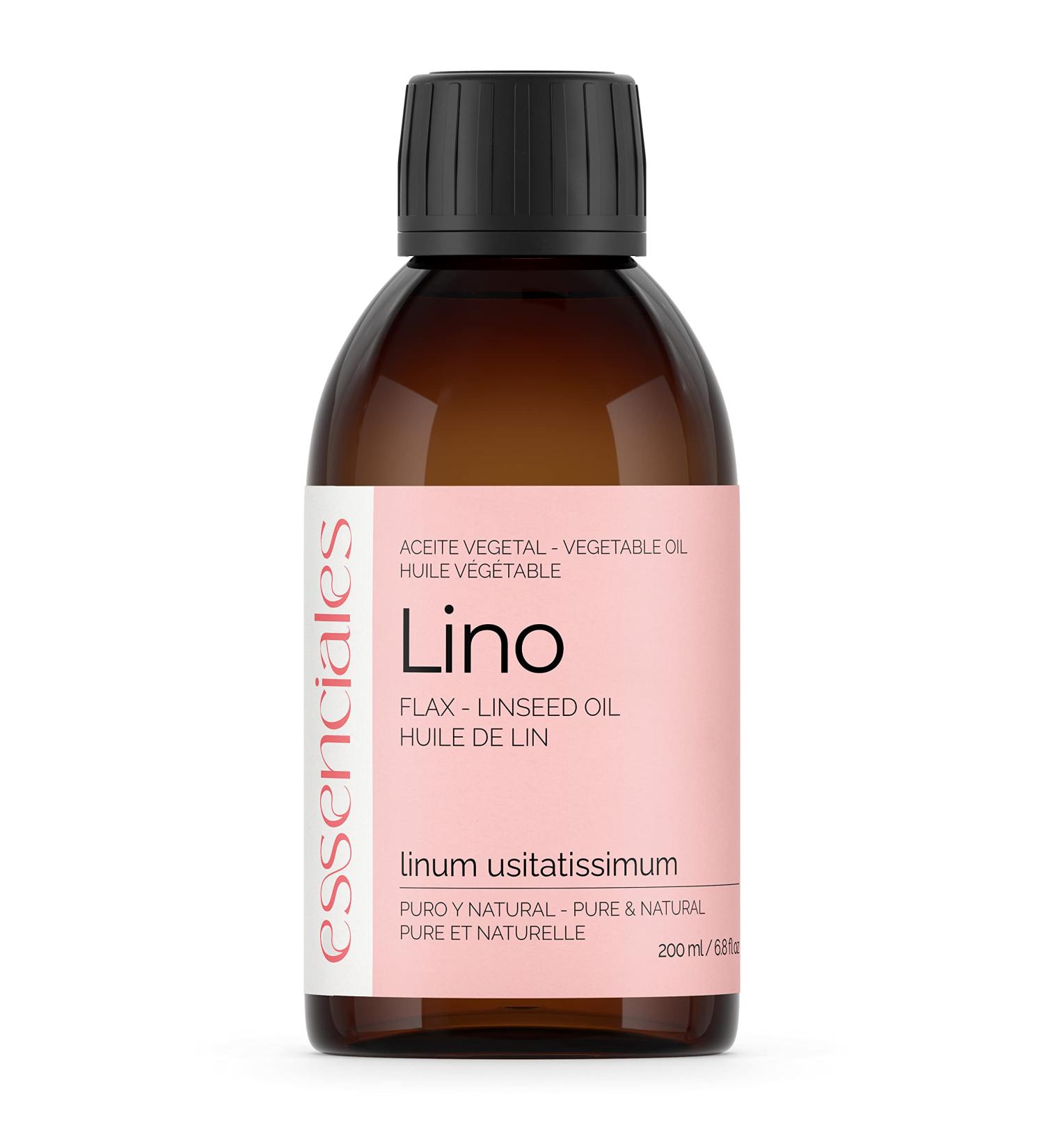 Essenciales Vegetable oil organic linen 100 pure 200 ml vegetable oil linseed oil Linum usitatissimum - Buy Online on GoSupps.com