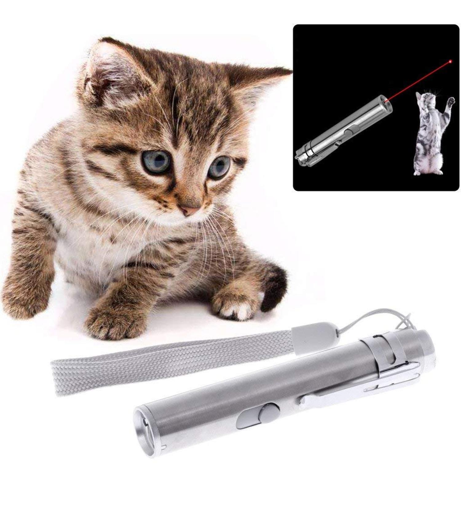 Lottoy 3in1 LED Pointer for Cats Toy Pet Cat Interactive Toy with USB Cable - Buy Online on GoSupps.com