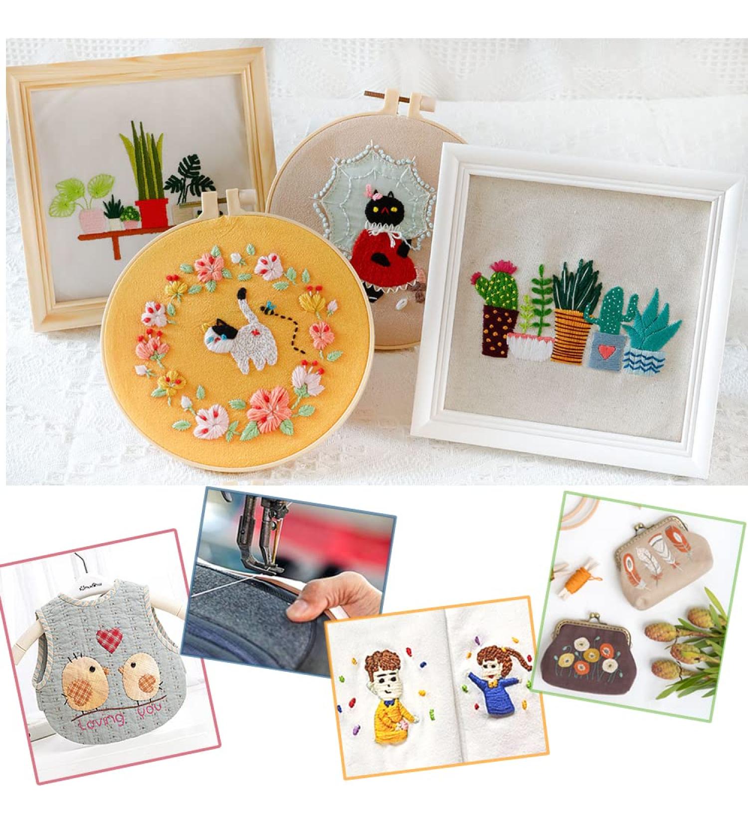 CHOSEN BY LUCK Embroidery Floss Kit Includes 110 Colors Thread and 800 Beads Cross Stitch Tools Kit Perfect for Making Friendship Bracelet Strings  Hand Embroidery  Knitting and Sewing