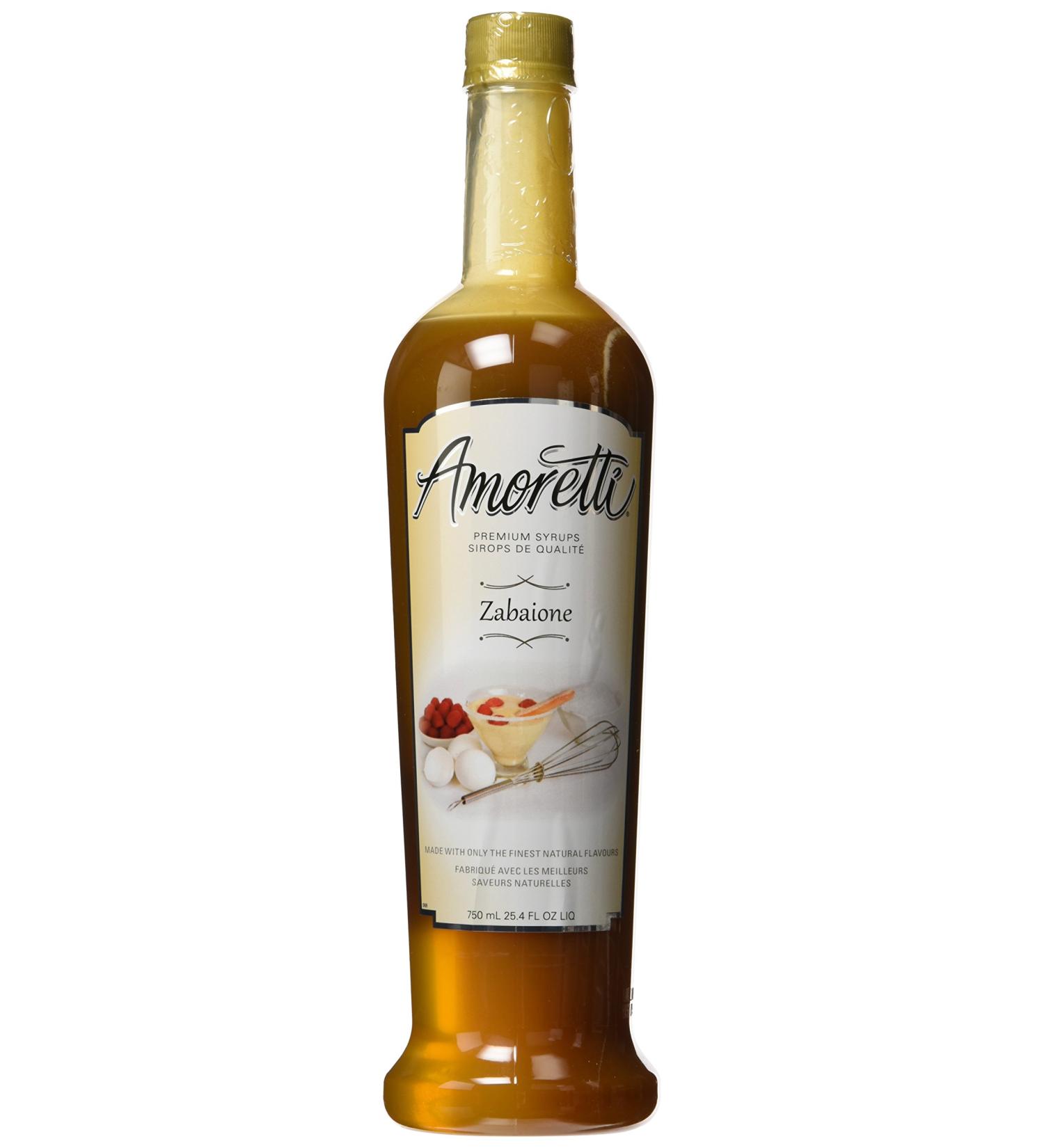 Amoretti Premium Zabaione Syrup 25.4-Fluid-Ounce Bottle - Buy Online on GoSupps.com