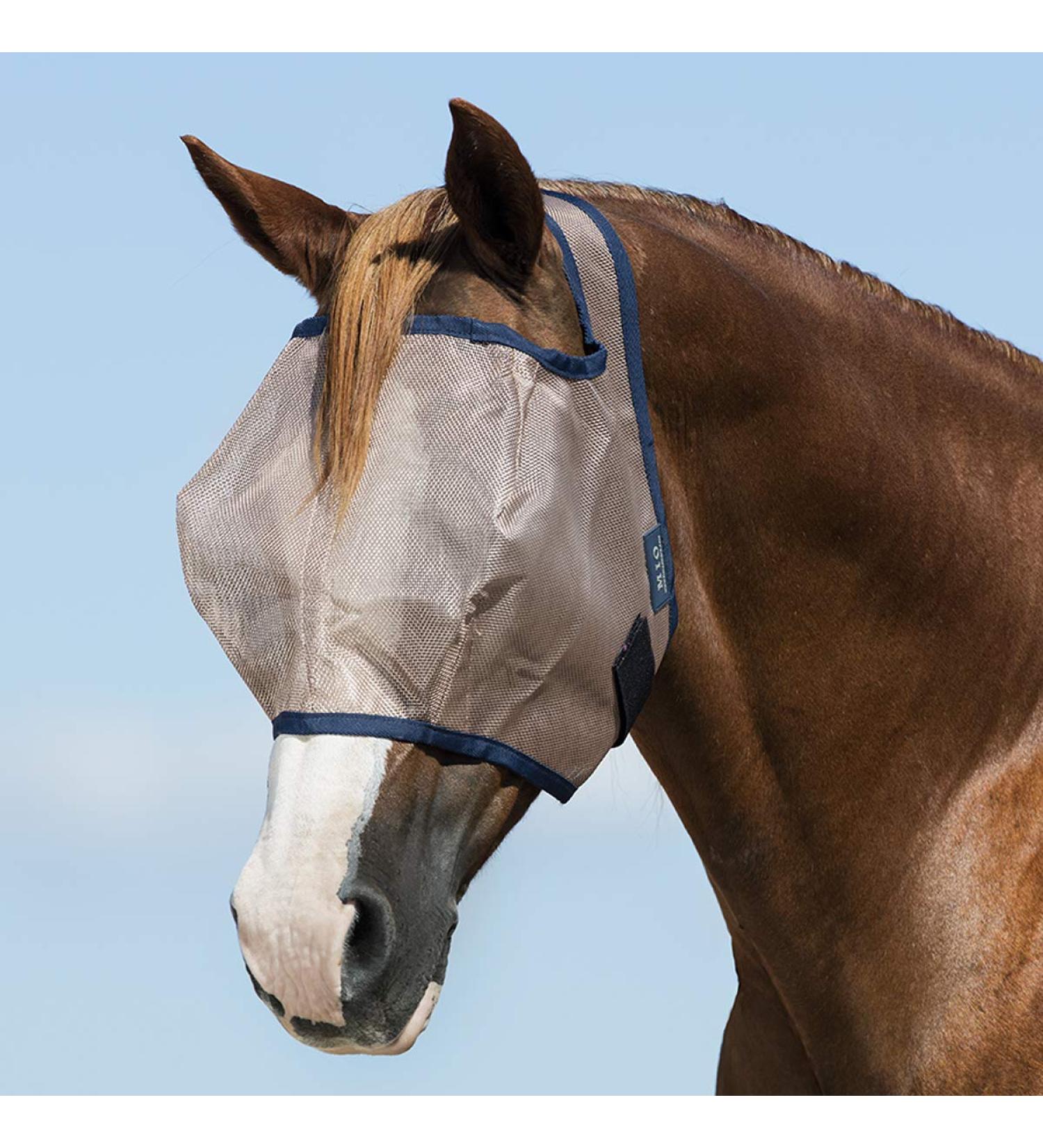 Shop Horseware Amigo Flymask - Premium Bronze-Navy Fly Mask for Horses | International Shipping Available - Buy Online on GoSupps.com