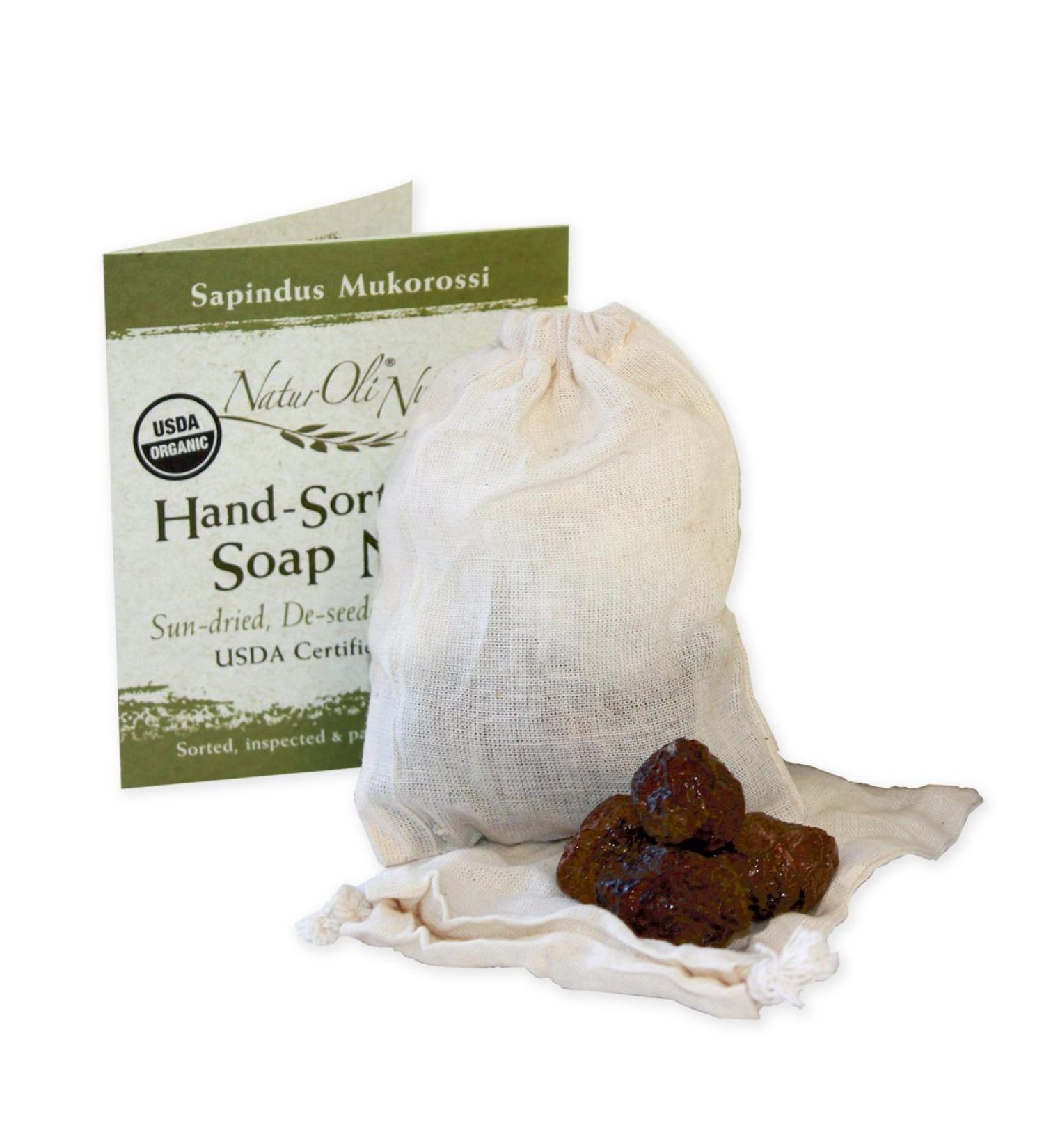 Soap Nuts & Soap Berries - 23+ Loads of Natural Laundry Detergent | Eco-Friendly & Seedless Option - Buy Online on GoSupps.com