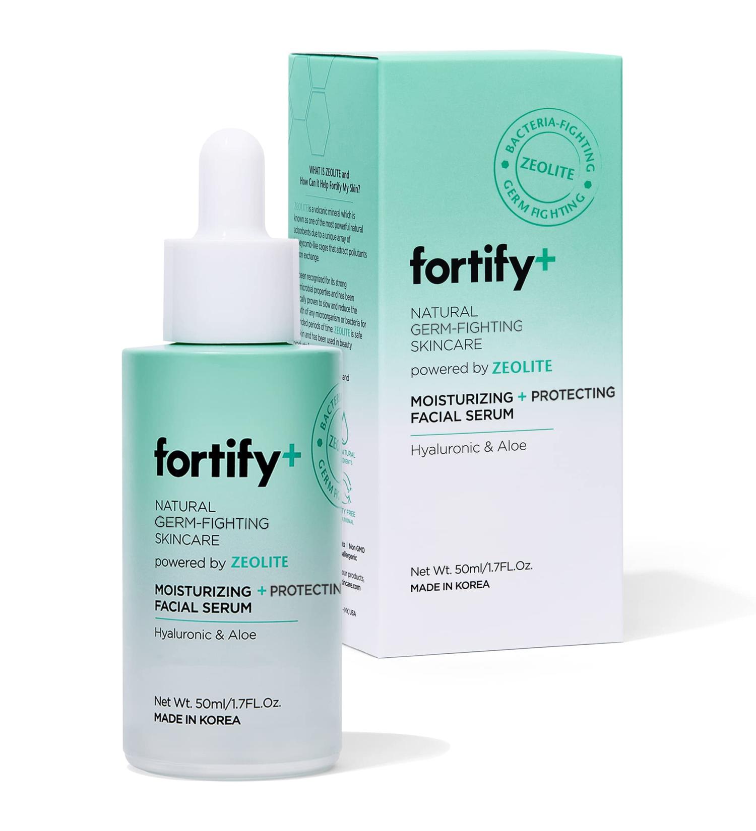 Fortify Natural Germ-Fighting Facial Serum - Moisturizing & Protecting - 50ML | Rejuvenates & Revives | Clean Beauty | Made in Korea - Buy Online on GoSupps.com