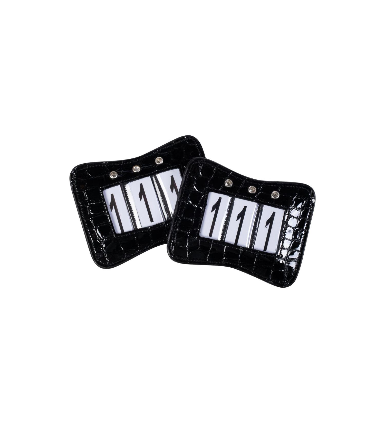 HKM Viola Start Numbers Black - One Size | Premium Quality Equestrian Gear for International Shipping - Buy Online on GoSupps.com