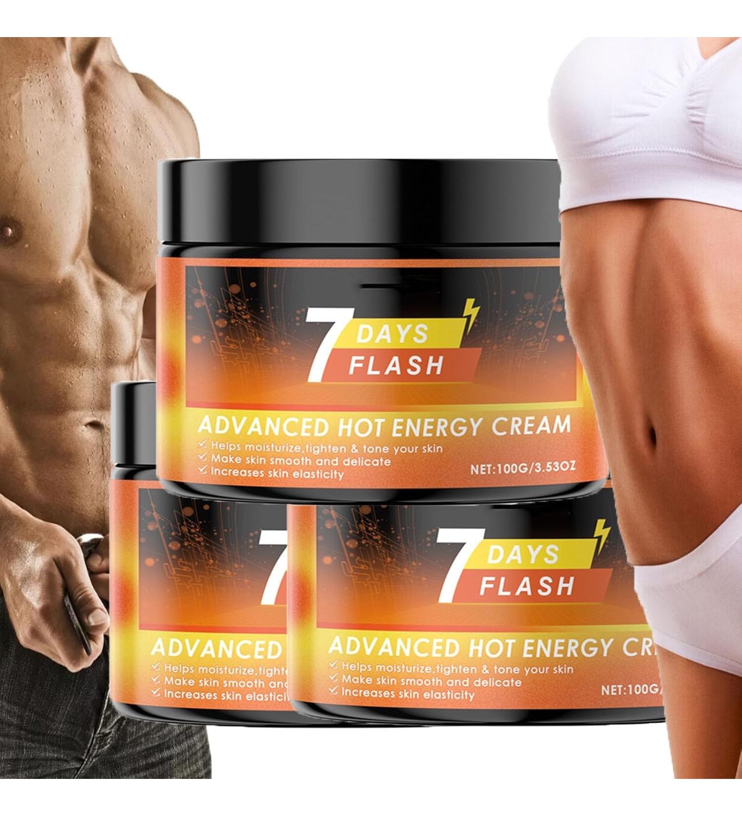 Anshka 7 Days Flash Cream - Advanced Hot Sweat Cream Moisturize Tighten & Tone Your Skin Make Skin Smooth and Delicate (3) - Buy Online on GoSupps.com