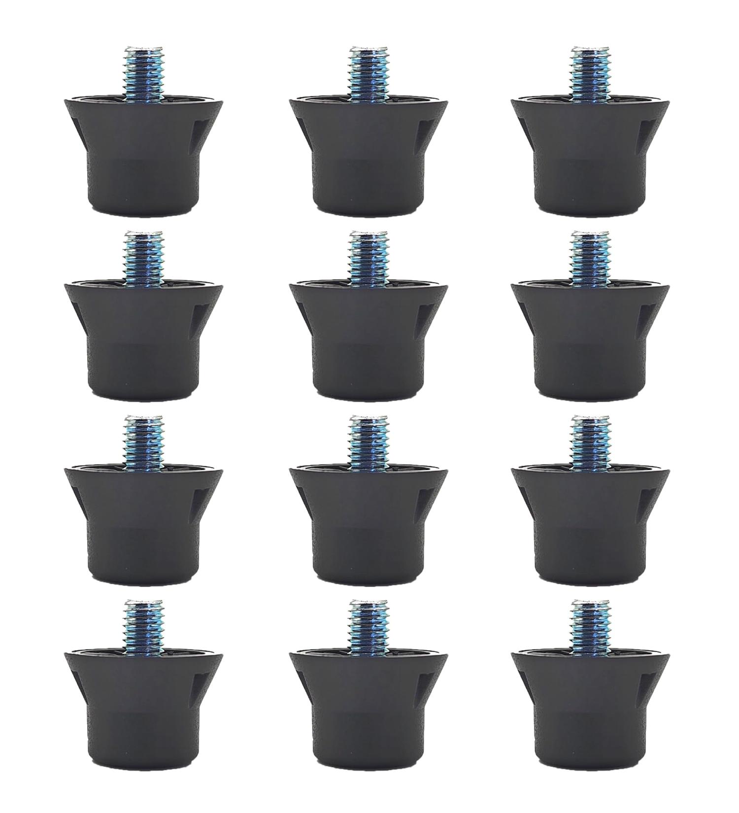 Chennan 12-Piece Replacement Spikes for Soccer & Rugby Shoes - Durable Abrasion-Resistant High Compatibility Spikes for Track Long Jump Walking & Hiking - Buy Online on GoSupps.com