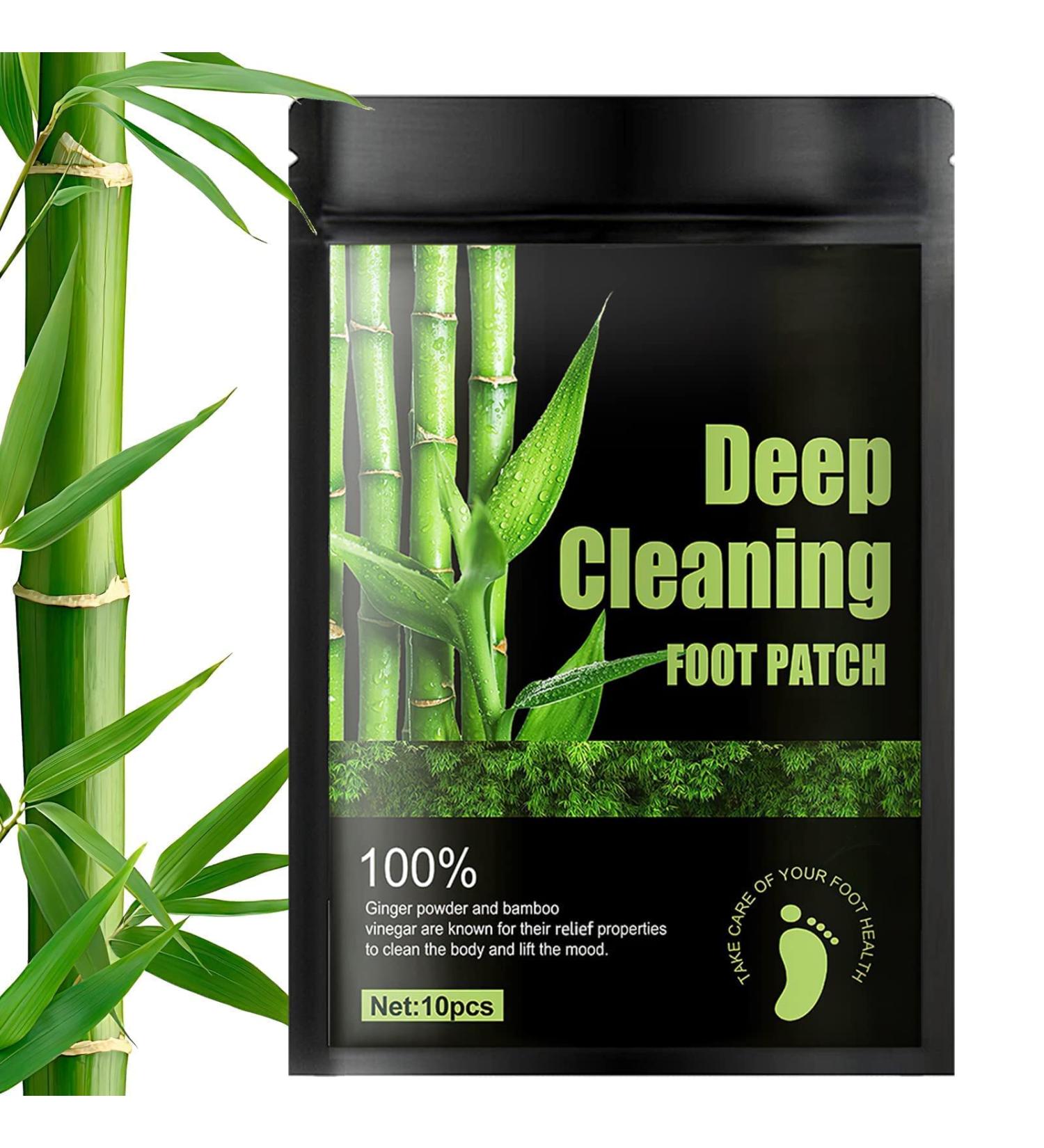 Memonotry Detox Foot Patches - 100% Natural Organic Bamboo Pads for Deep Cleansing & Stress Relief | 10 PCS - Buy Online on GoSupps.com