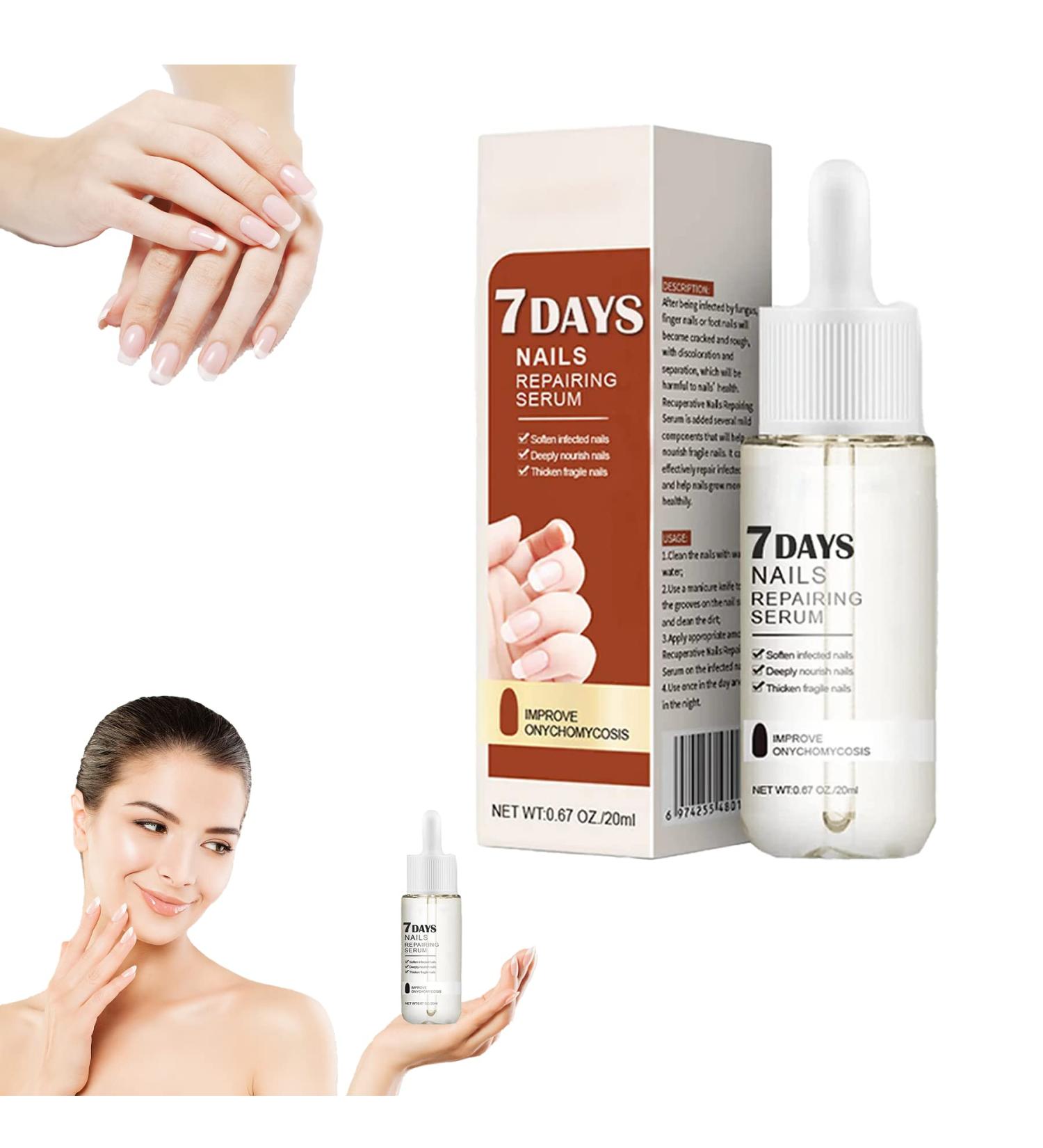 7 Days Nail Growth & Strengthening Serum - Repair Essence Nail Cuticle Oil - Stronger Nails in 1 Week - Nail Strengthening Treatment (1PC) - Buy Online on GoSupps.com