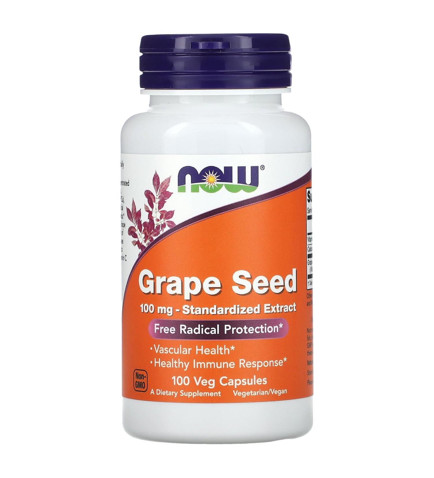 NOW Foods Grape Seed 100 VegiCaps