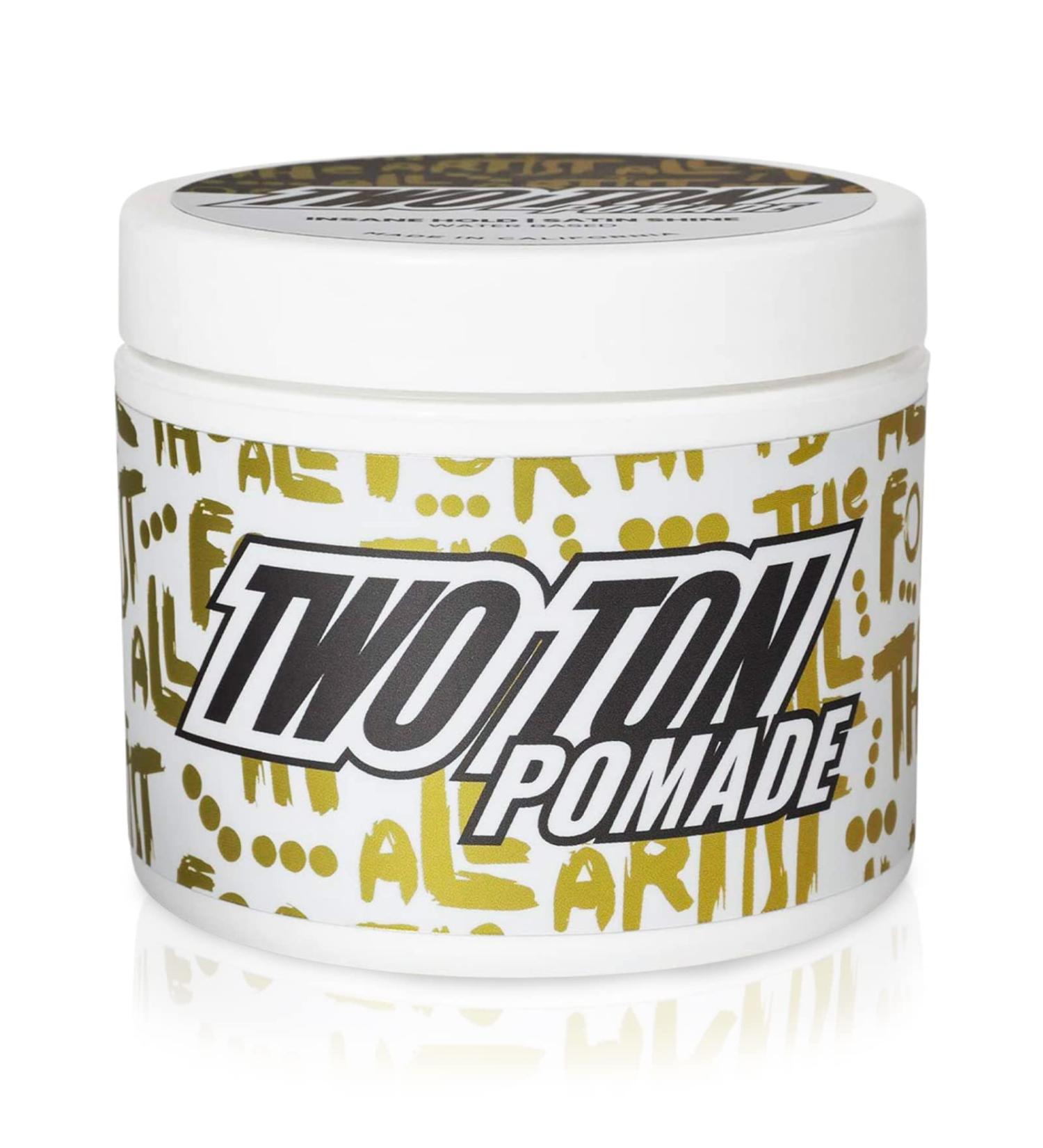 Hanz de Fuko Two Ton Insane Hold Premium Men's Pomade - Extreme Hold, Satin Shine Finish - 4 oz - Buy Online on GoSupps.com