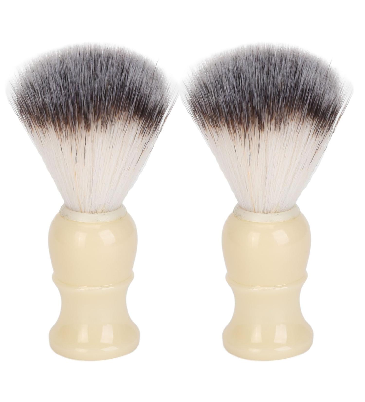 Sonew Bare Soap Brush for Men - Synthetic Razor & Beard Brush Set - Fine Bristles for Home Salon - 2 Pieces - Buy Online on GoSupps.com