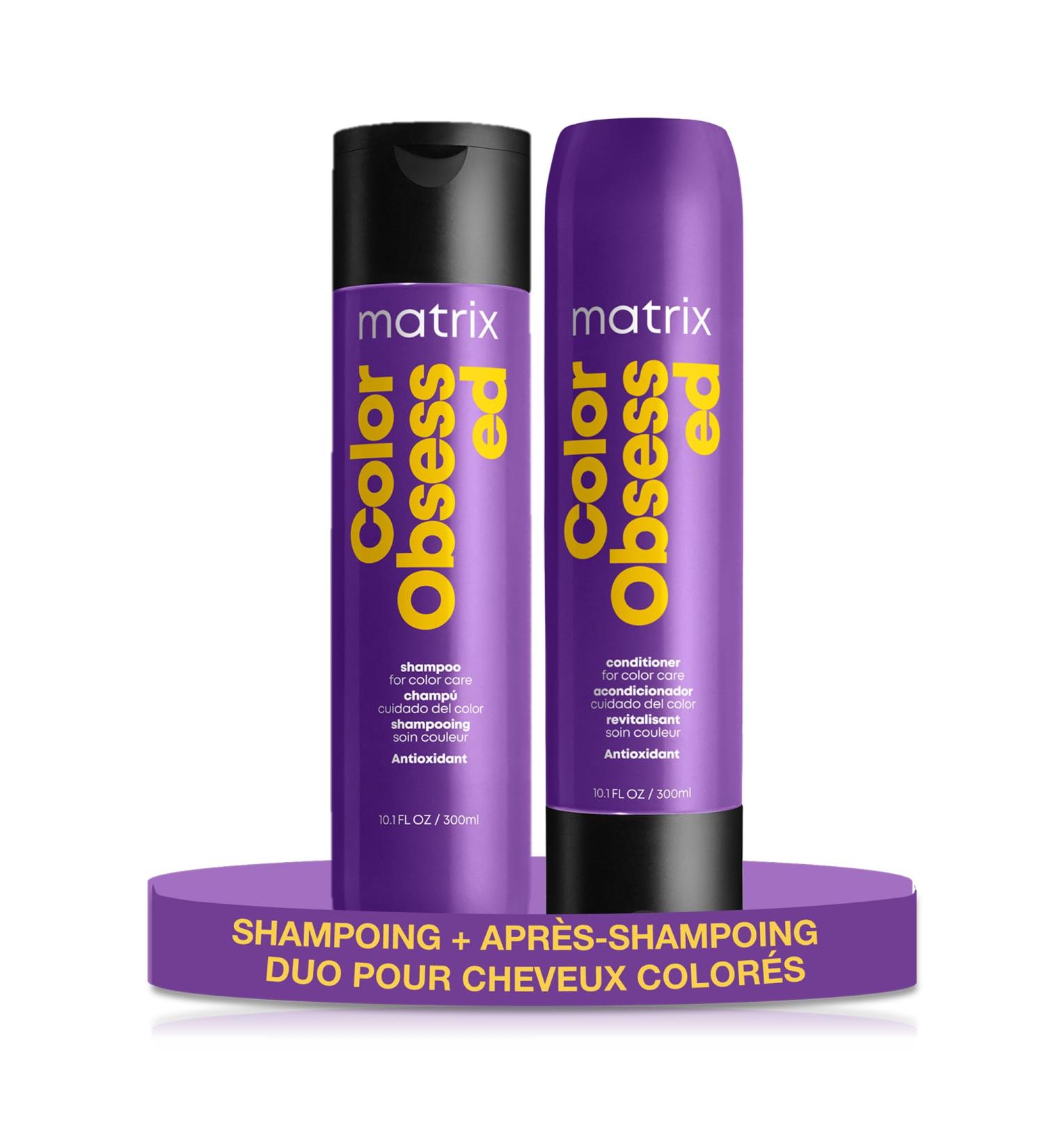 Matrix Routine Protectrice pour Cheveux Color s Prolonge et Soigne la Couleur Formule Enrichie en Anti-Oxydants Color Obsessed 1 - Duo - Buy Online on GoSupps.com
