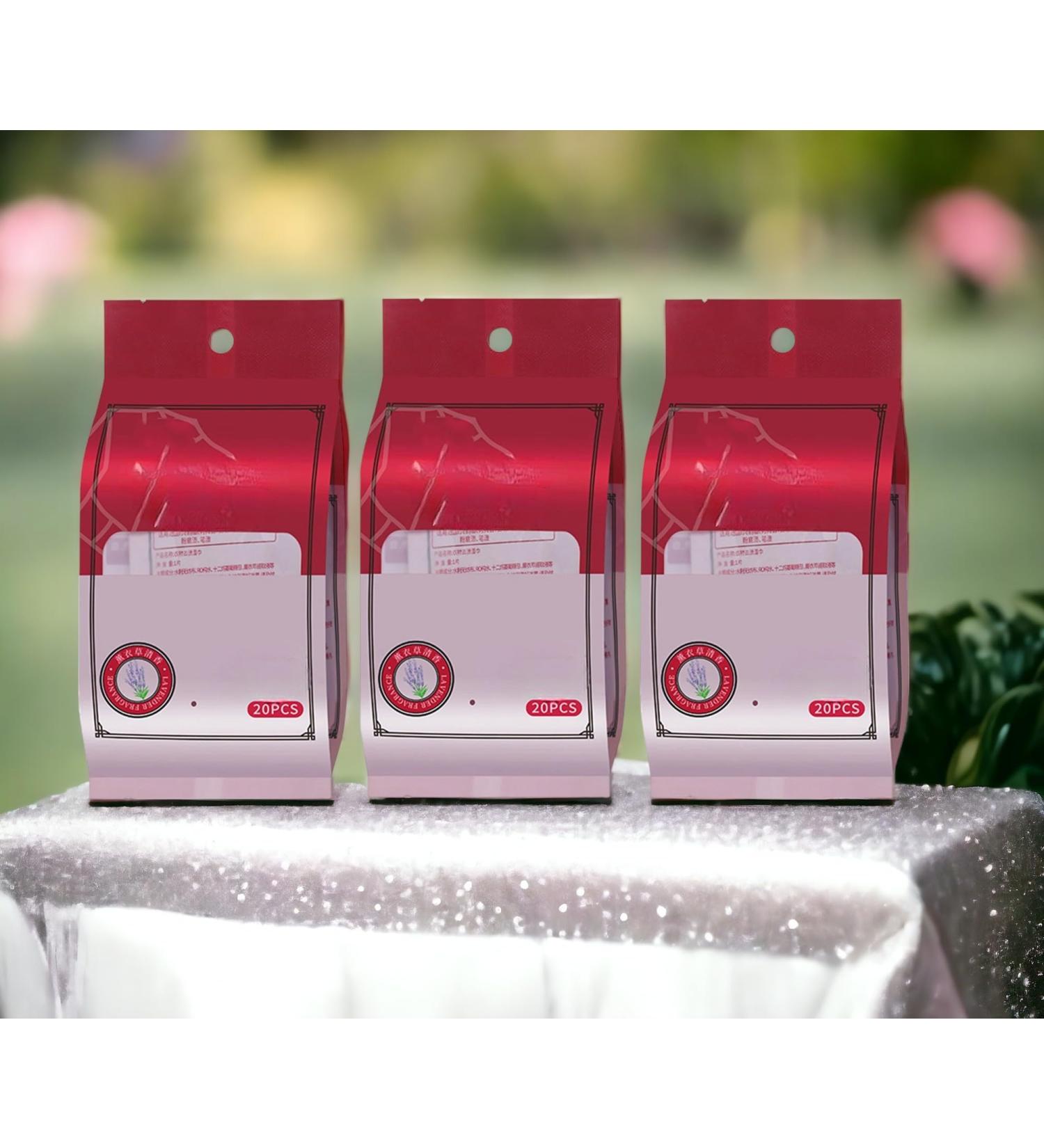 Individual Clothes Stain Remover Wipes Perfect for Weddings and Meetings 60 Units - Buy Online on GoSupps.com