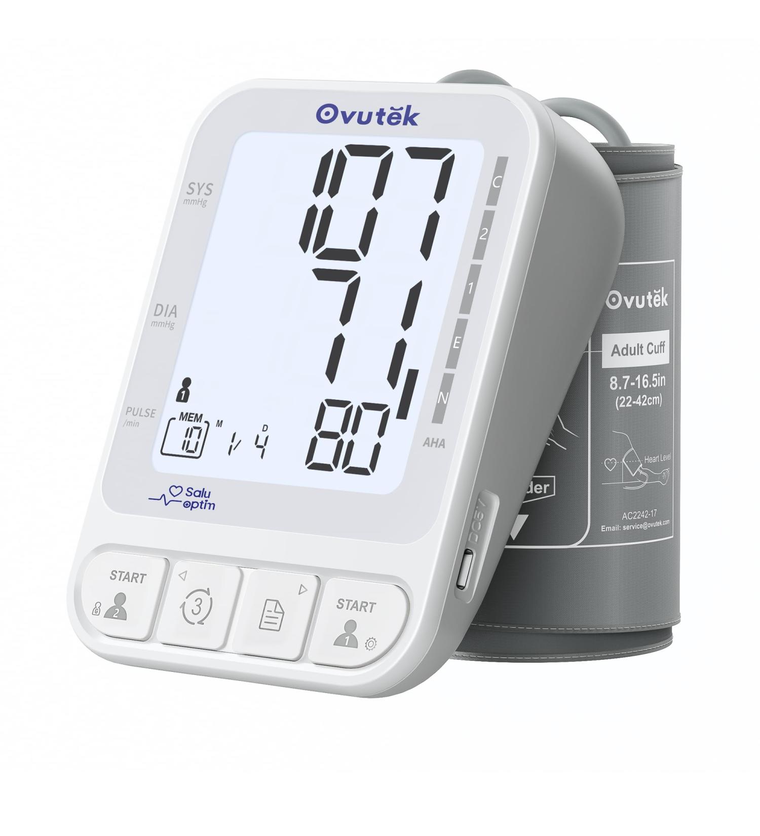 Blood Pressure Monitors for Home Use - Accurate BP Cuff for 3 Users | Large Backlit Display & Classic Model - Buy Online on GoSupps.com