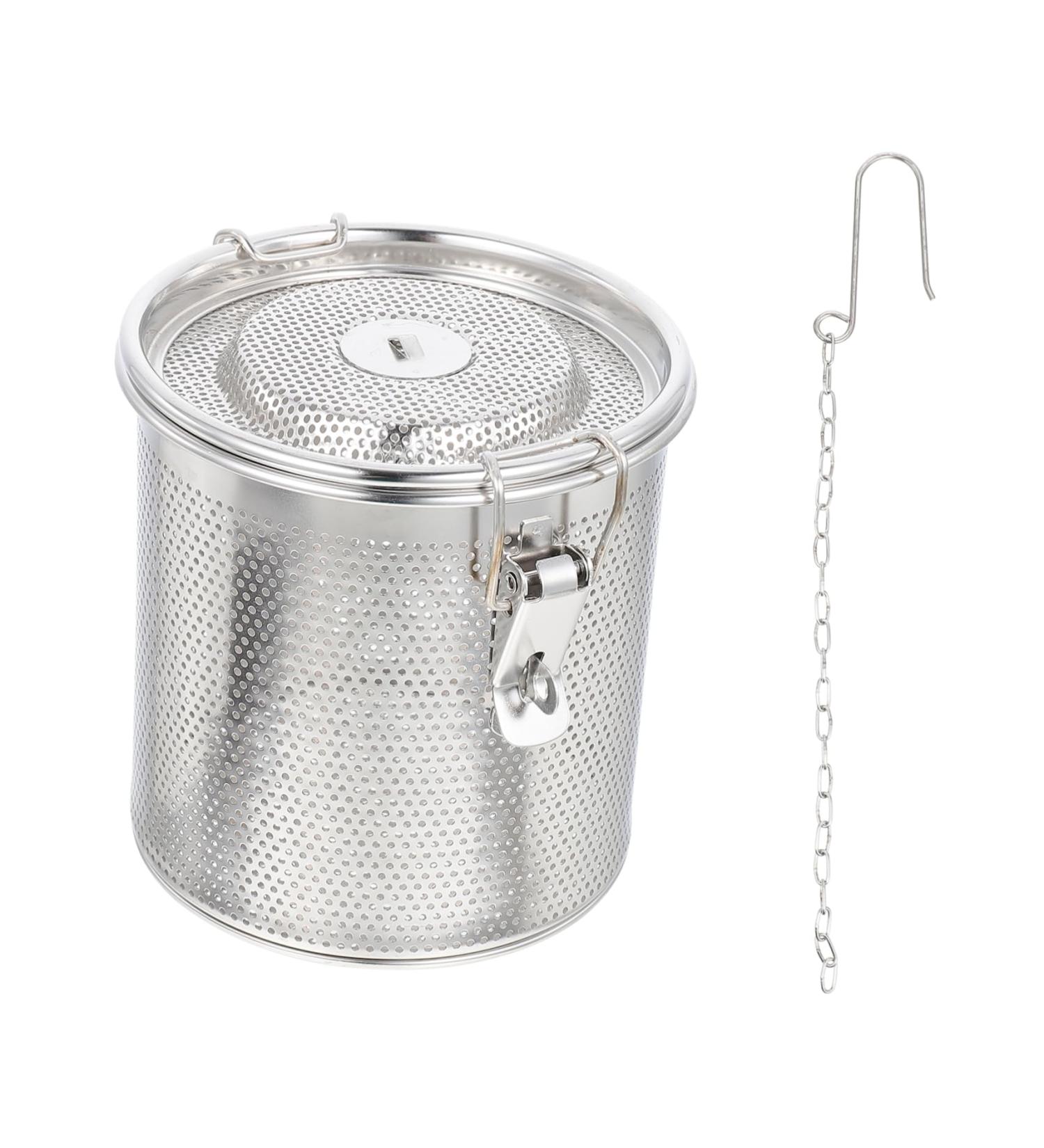 Zerodeko 2 Pcs Stainless Steel Basket Fine Mesh Strainer Household Spice Basket Infuser Strainer Basket Stainless Steel Filter Mesh Filter Soup Stew Filter Spice Filter Marinade Spices 12X12X12CMx2pcs Silverx2pcs - Buy Online on GoSupps.com