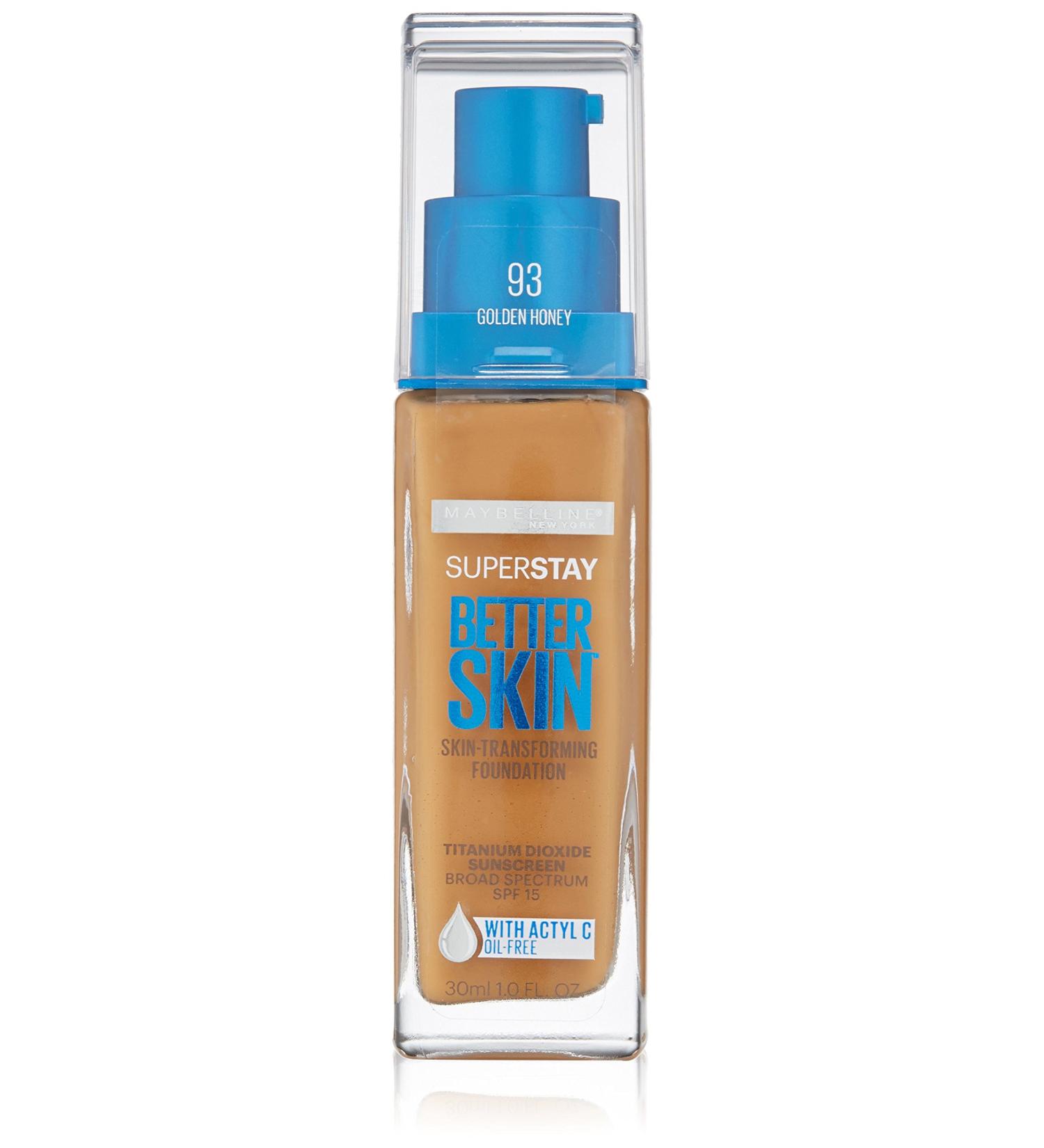 Maybelline New York Super Stay Better Skin Foundation Golden Honey 1 fl. oz - Buy Online on GoSupps.com
