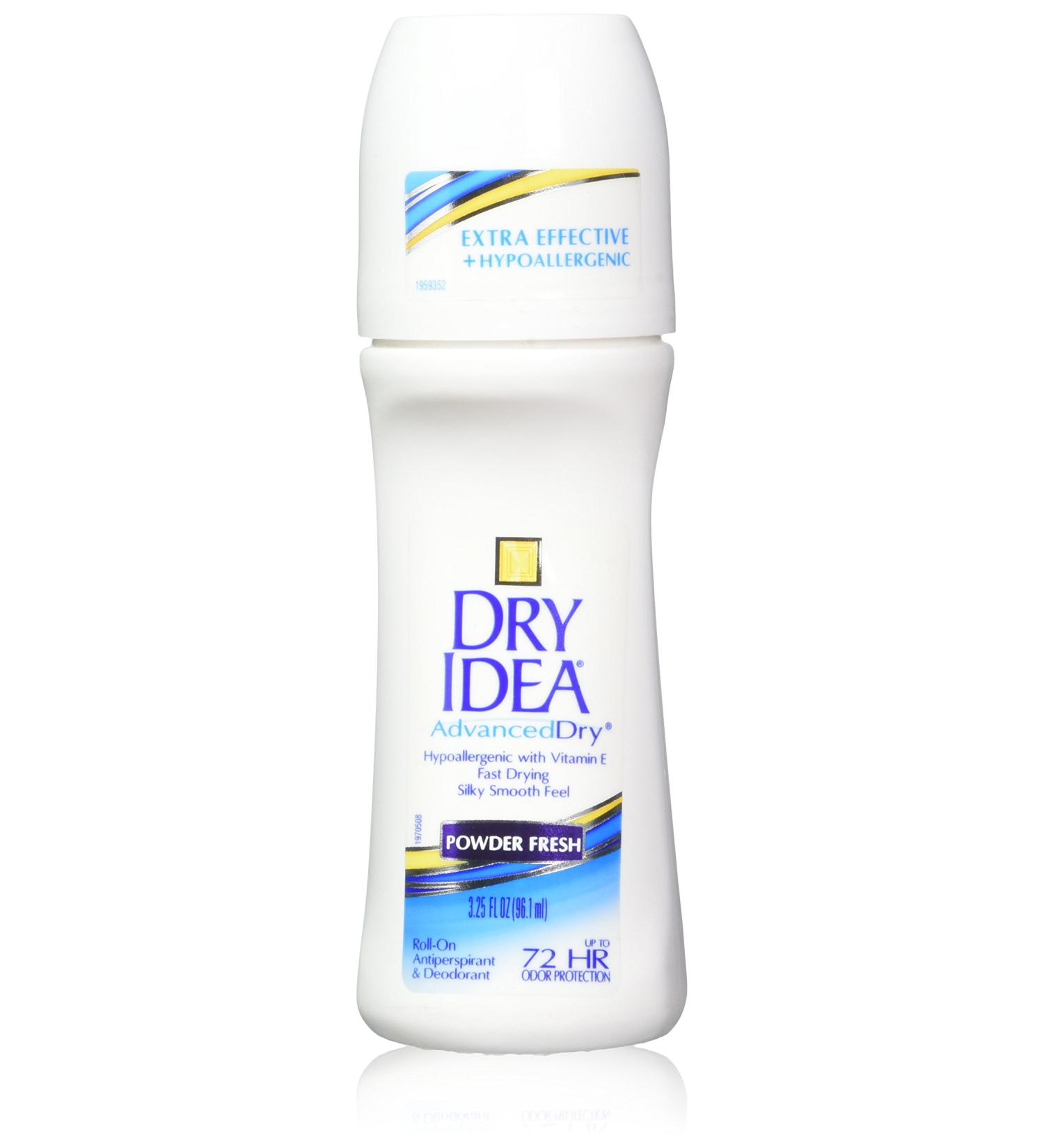 Dry Idea Advanced Rollon Antiperspirant and Deodorant Powder Fresh 3.25oz