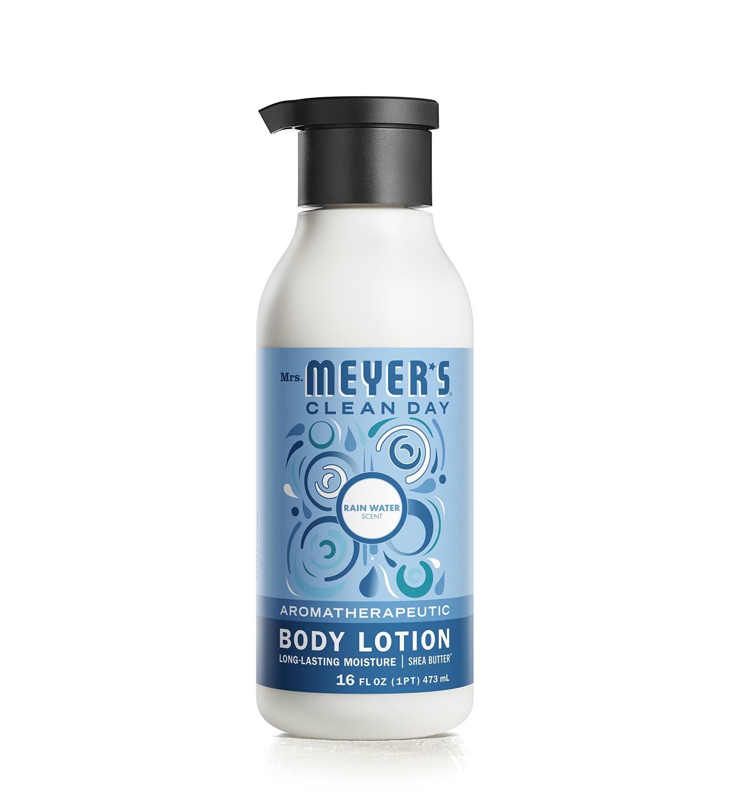 Mrs. Meyer's Rain Water Body Lotion 15.5 oz - Non-Greasy Moisturizer with Essential Oils for Dry Skin - Buy Online on GoSupps.com
