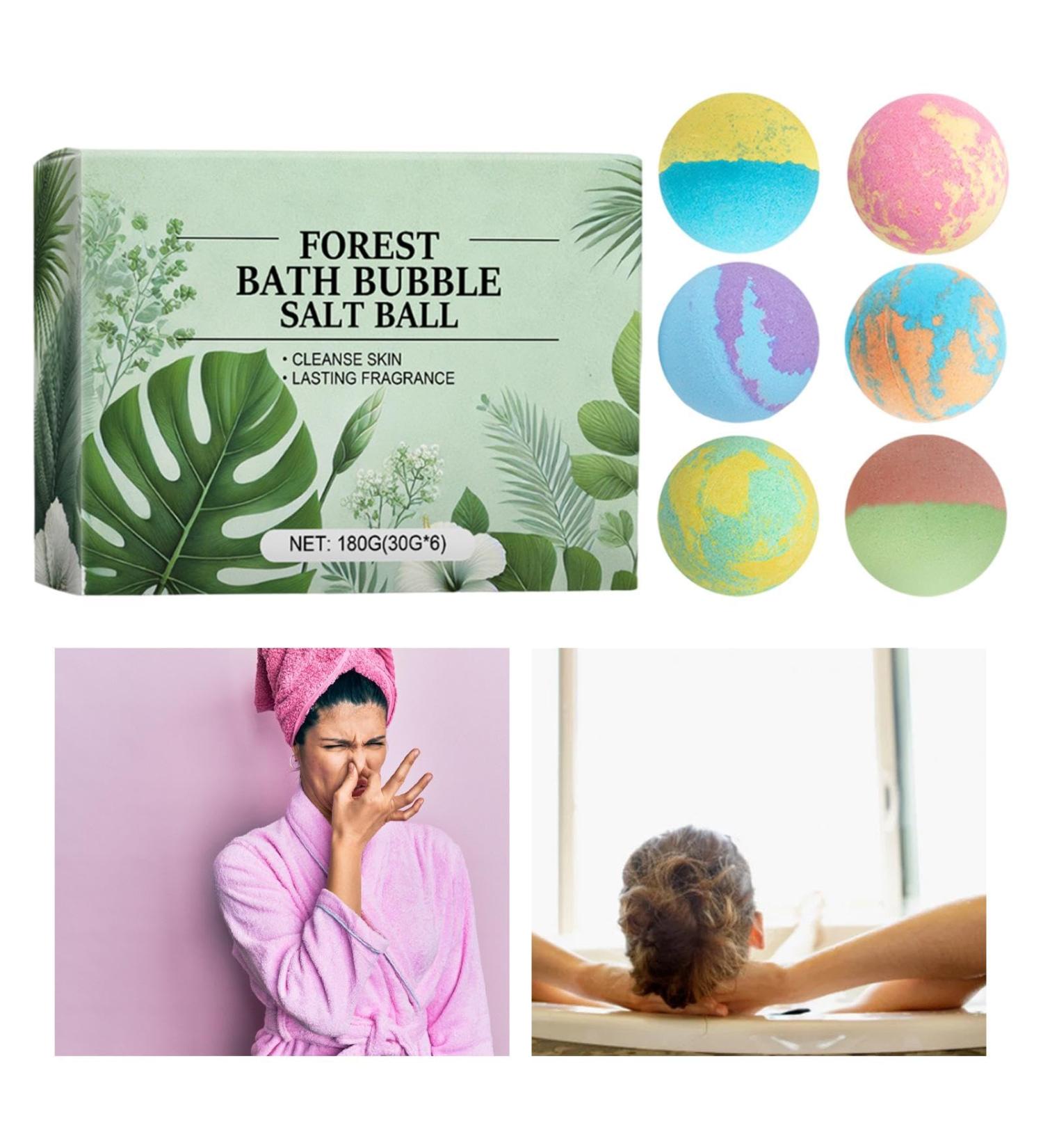 Fbinys Shower Ball | Fragrance Bath Balls - Natural Bubble Bath Balls for Relaxation Moisturizing Suitable for Women Kids and Men - Buy Online on GoSupps.com