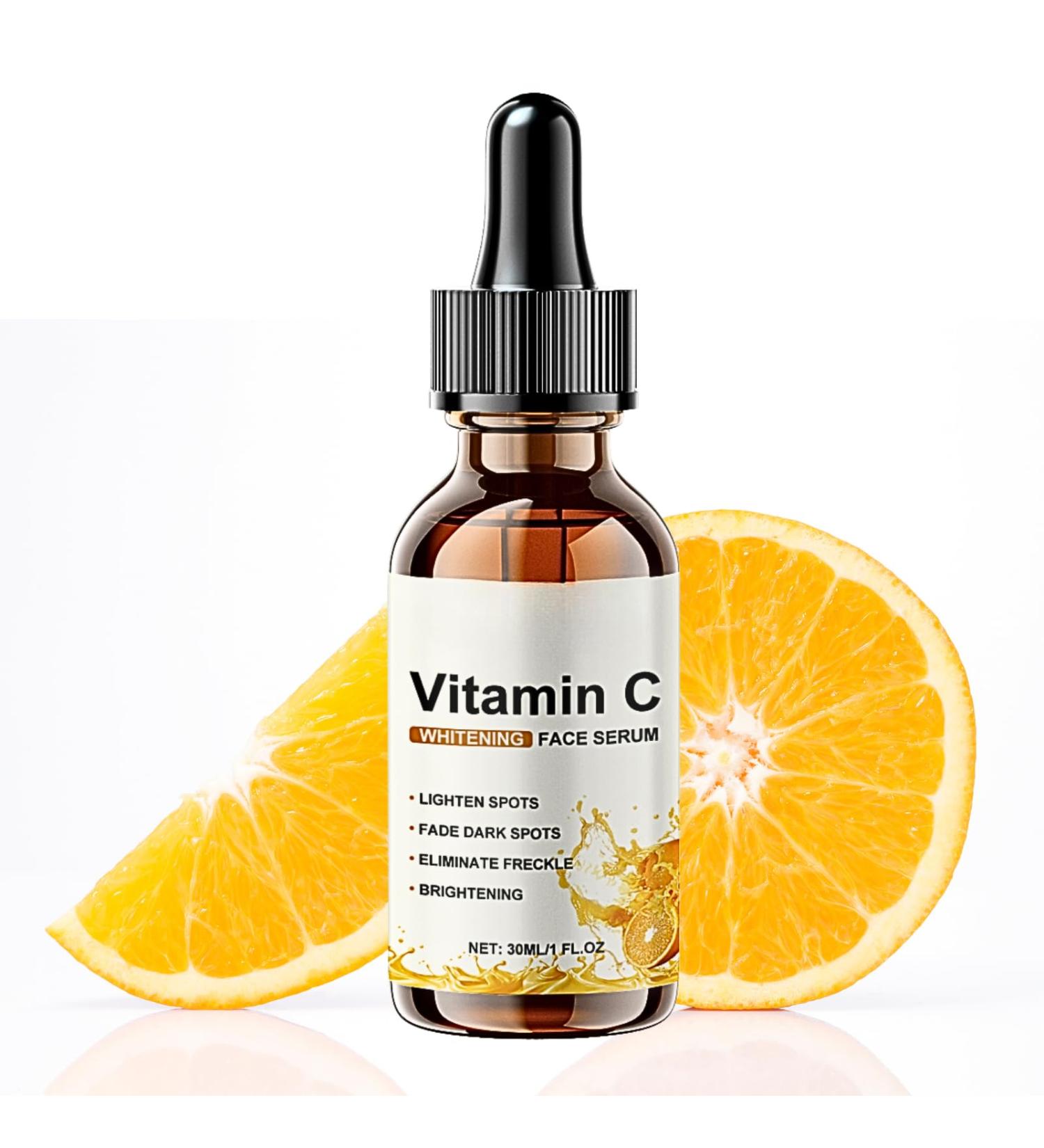 Vitamin C Face Serum Vitamin C Serum for Face Face Moisturizer for Women Vitamin C Brightening Serum Anti Wrinkle Serum Hydrating Serum Dark Spot Remover Glowing Skin Elasticity - Buy Online on GoSupps.com