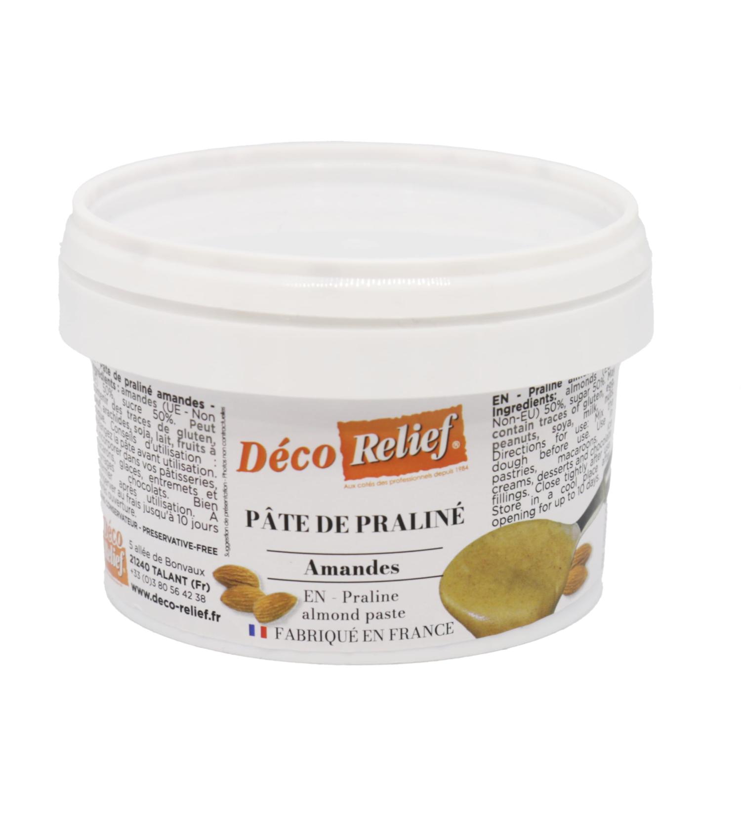 D co Relief - P te de Pralin Amandes 200 g - Ingr dient Profesionnel our Cuisine P tisserie