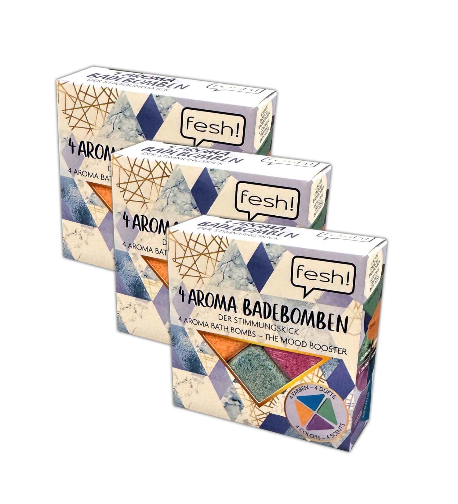 HAC24 Triangular Aromatic Bath Bombs (4 x 40g) 4 Packs of 4 Fragrances and Colours - Buy Online on GoSupps.com