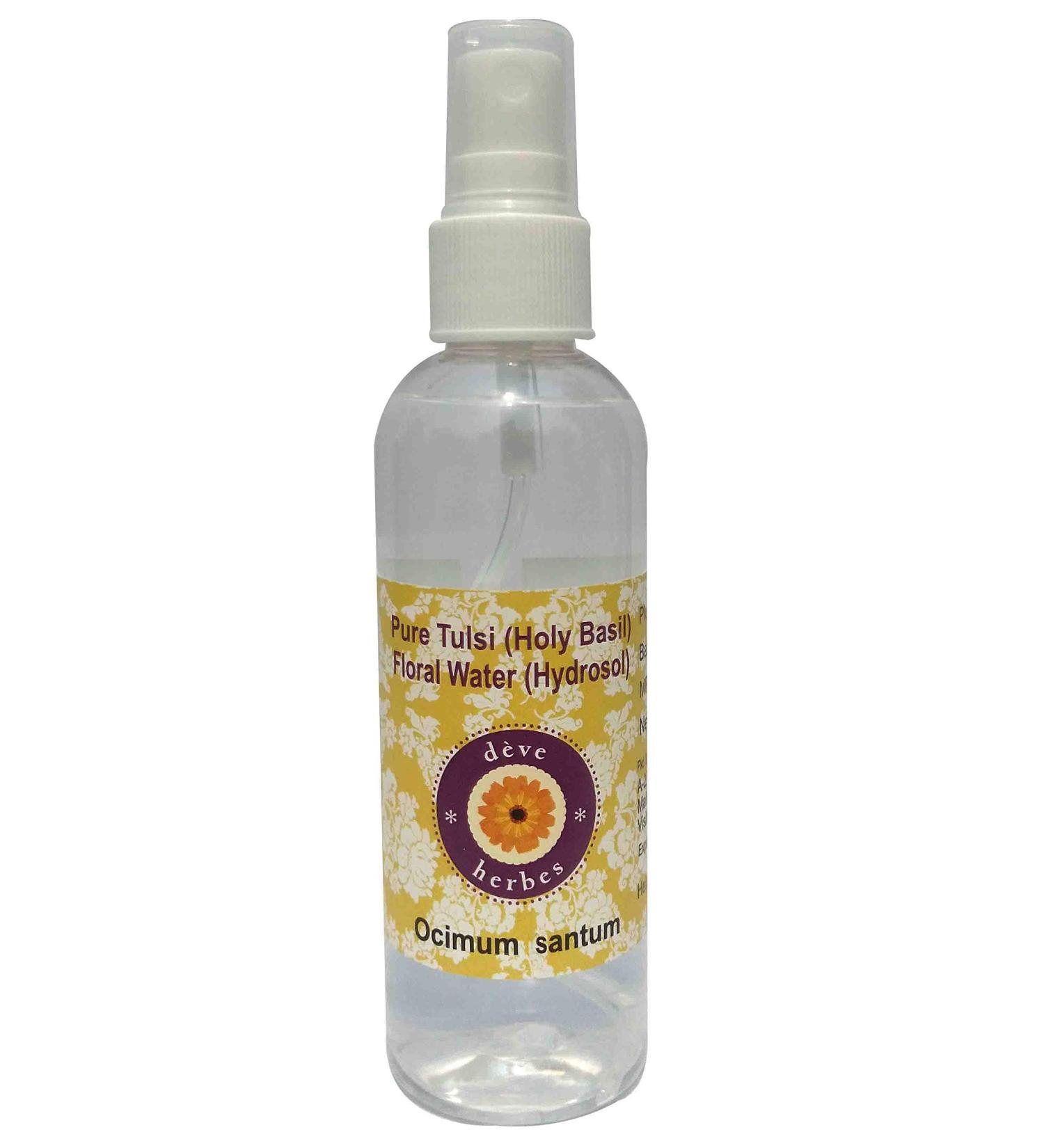 Deve Herbes Deve Herbs Pure Holy Basil (Tulsi) Floral Water (hydrosol) (Ocimum santum) 100% natural 100 ml