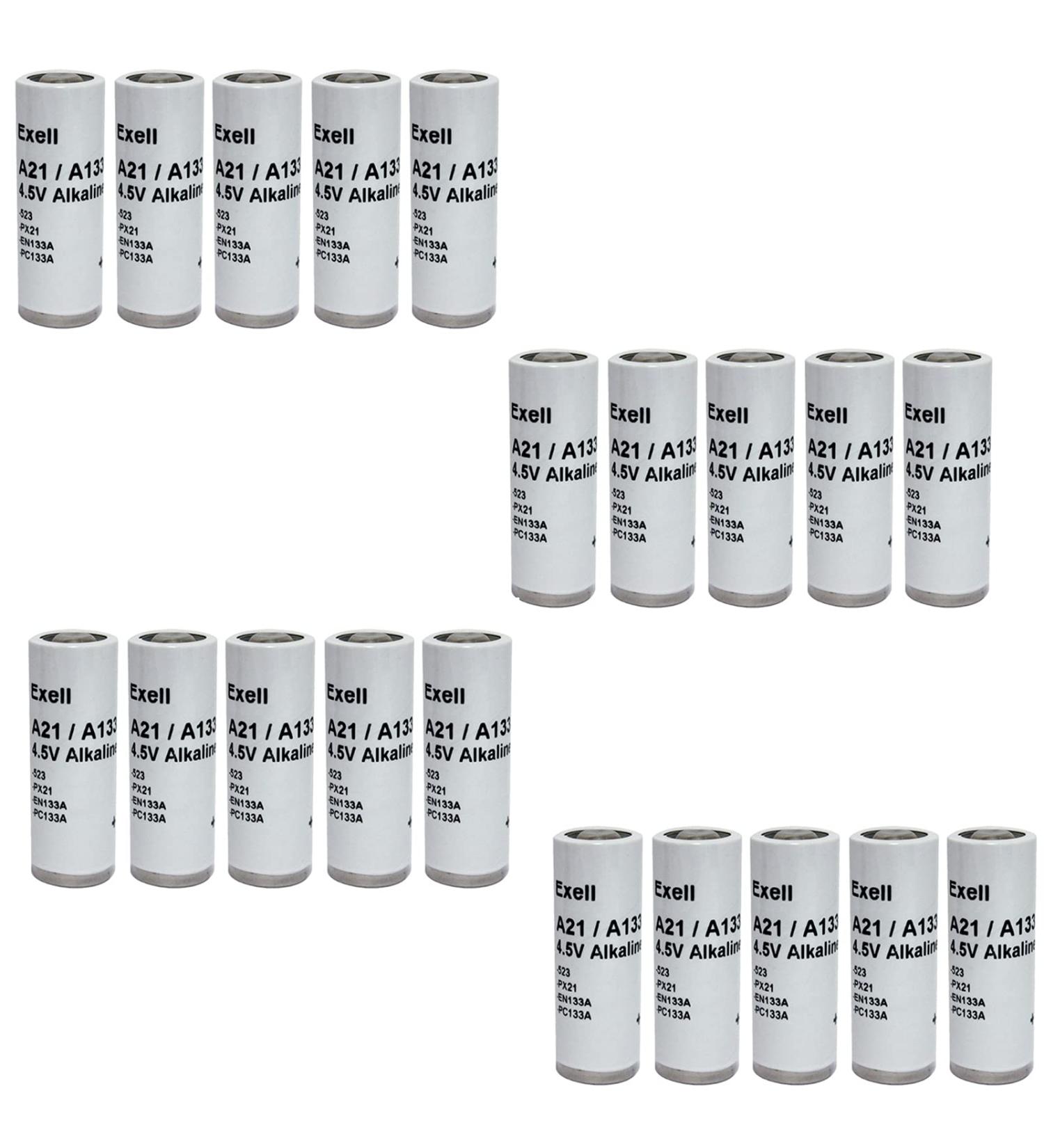Buy 20pc Exell A21PX 4.5V Alkaline Batteries - Reliable Power for EN133A PC133A PX21 1306AP | International Shipping Available - Buy Online on GoSupps.com