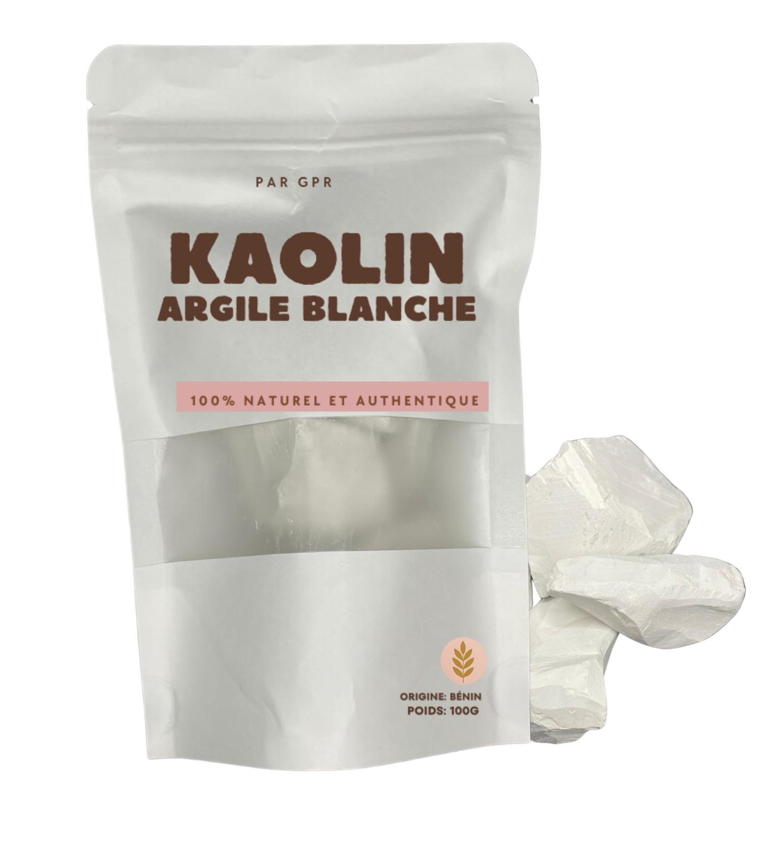  G n rique Natural Kalaba 100% Pure Kaolin from Benin 100g African White Clay Natural Earth Velvety and Firm Satisfactory Texture - Buy Online on GoSupps.com