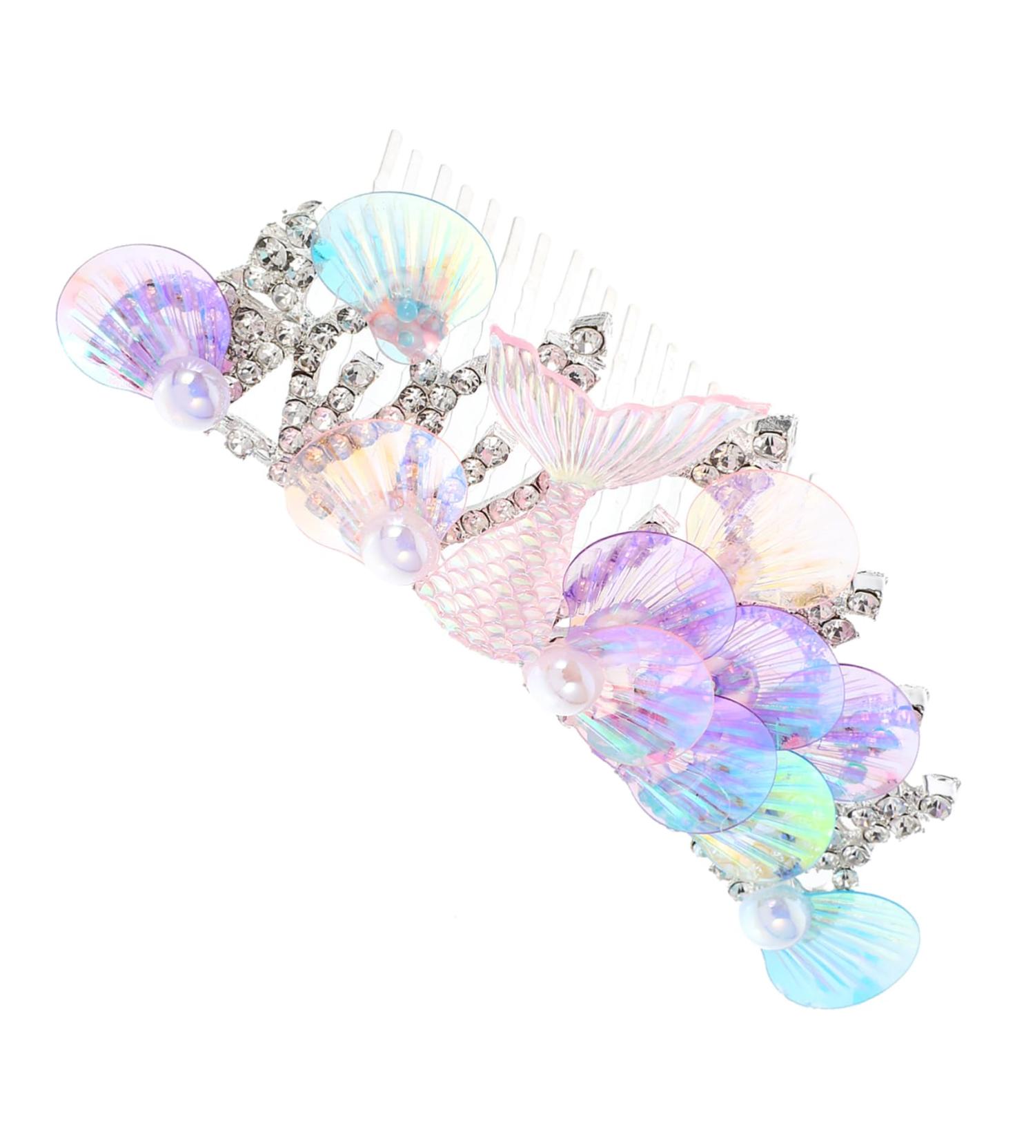 Ipetboom Rhinestone Tuck Comb Metal Headpiece Headdresses for Women Headpieces for Girls Hair Clips Wigs Hair Pin Tiara Women Crown Hairpiece Girls Crown Princess Miss Hair Comb - Buy Online on GoSupps.com