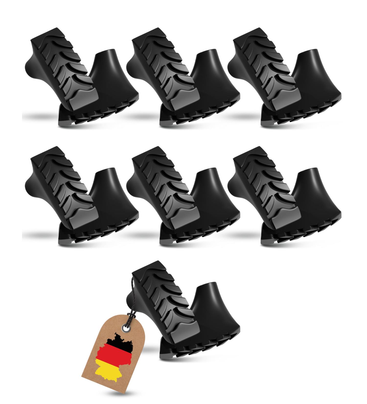 Premium Nordic Walking Sticks Rubber Buffers for Asphalt - 14 Universal Accessories for Trekking & Hiking Sticks - Buy Online on GoSupps.com