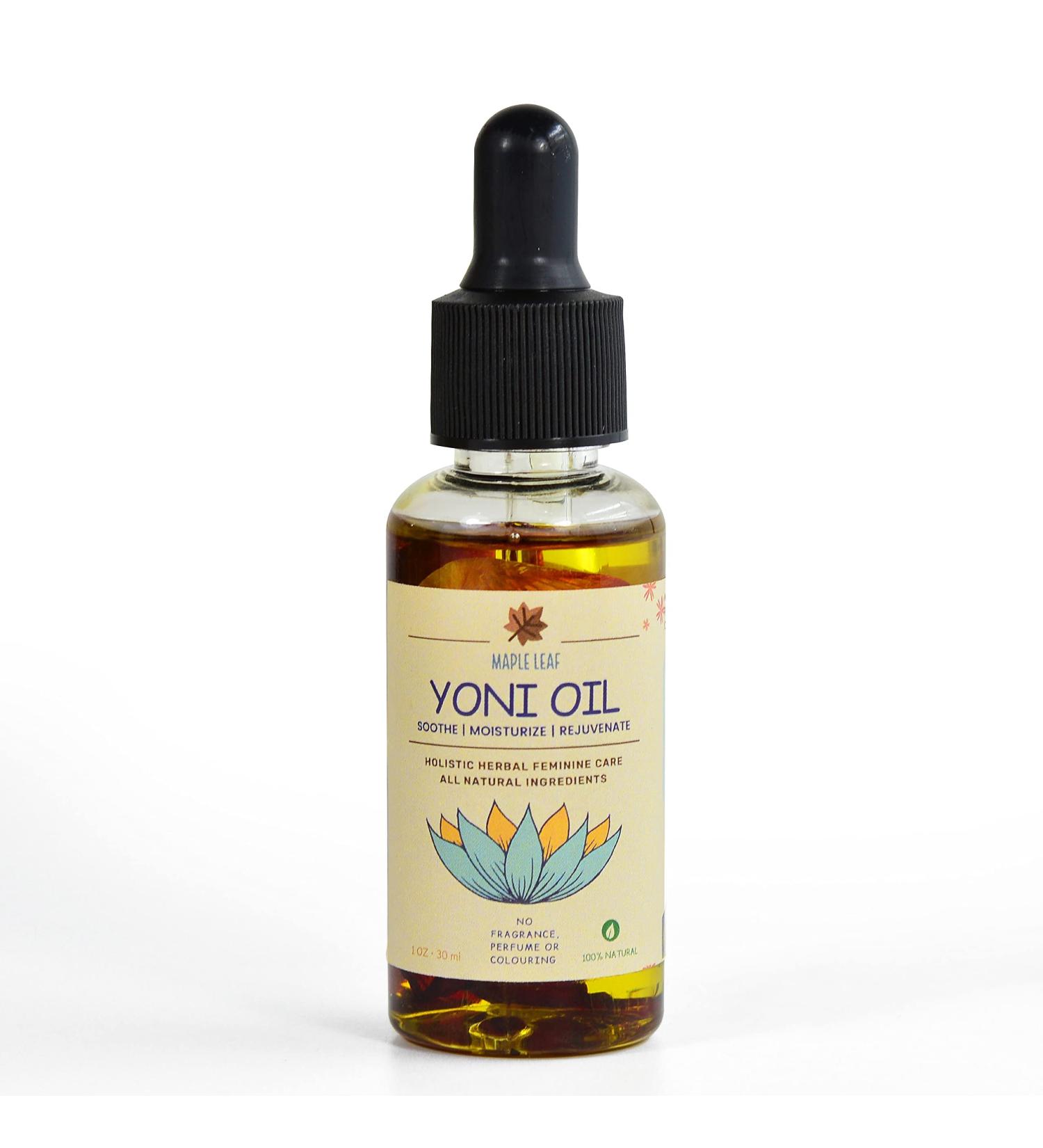 Organic Yoni Oil for Feminine Care - pH Balance, Odor Elimination, Itch Relief - Rose Lavender Mugwort Blend - 1 fl oz - Buy Online on GoSupps.com