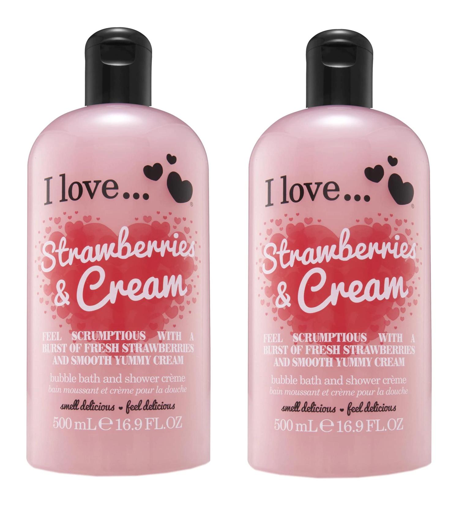 I Love Classic Strawberry Shower Gel (2-pack) 2-Pack (Strawberry)