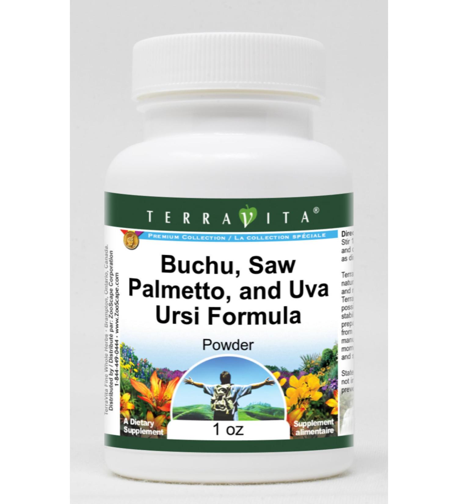 Buchu Saw Palmetto and Uva Ursi Formula Powder (1 oz ZIN: 512131) - Buy Online on GoSupps.com