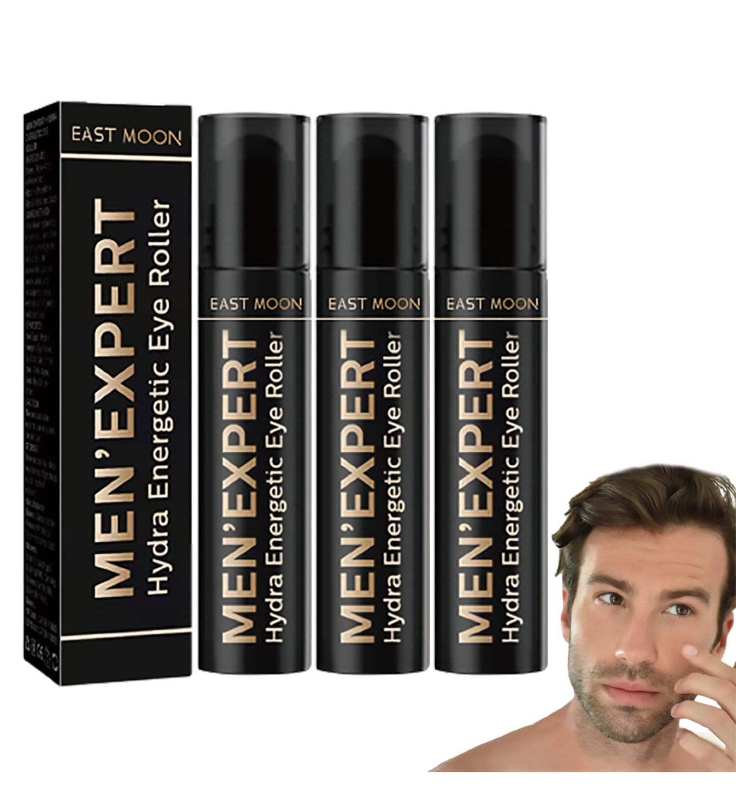 Men's Expert Hydra Energetic Eye Roller Set for Puffy Eyes and Dark Circles - 3PCS - Buy Online on GoSupps.com