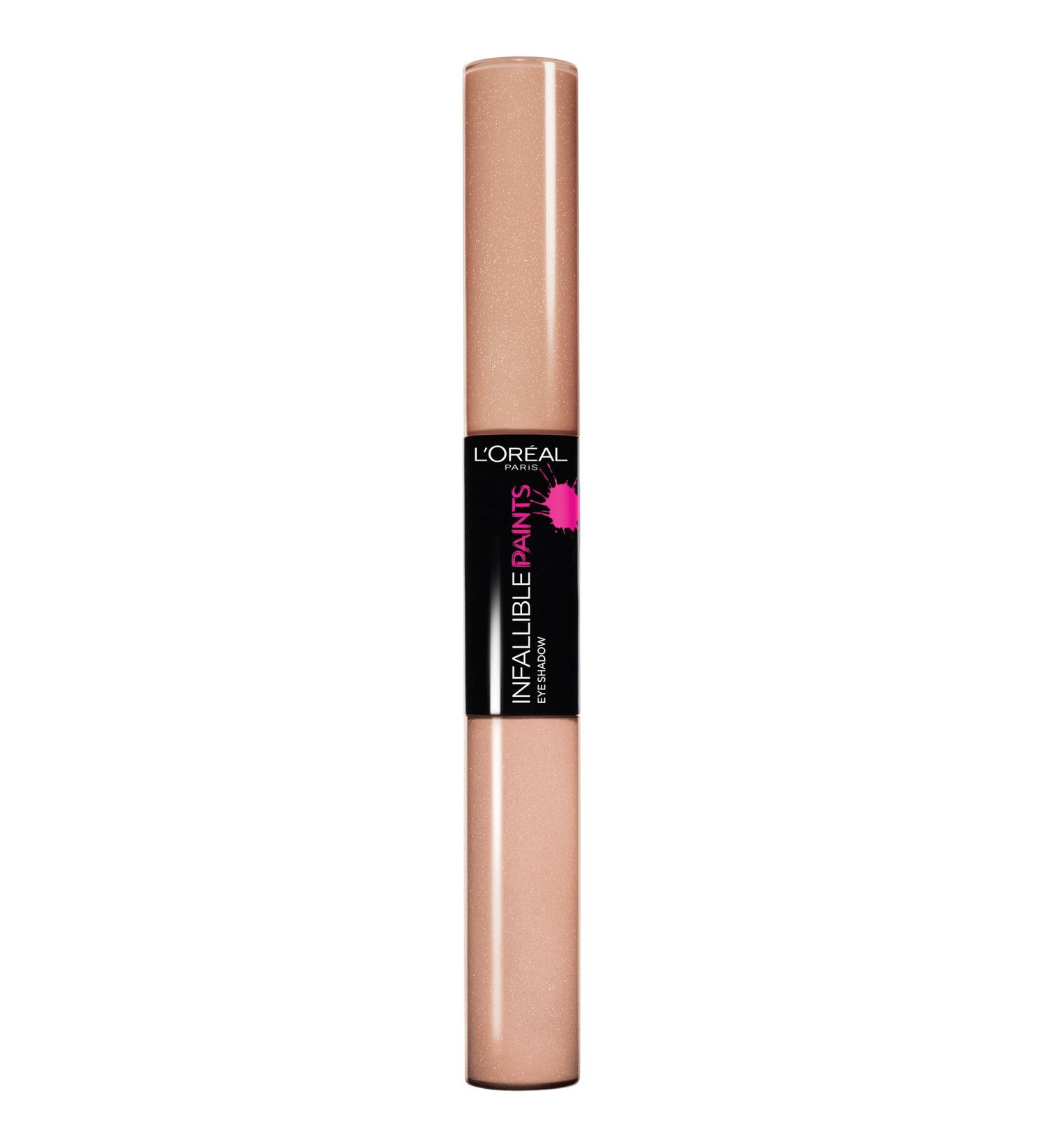 L'Or al Paris Infallible Paints Eye Shadow  Nude Fishnet  0.25 fl. oz. Nude Fishnet 0.25 Fl Oz (Pack of 1)