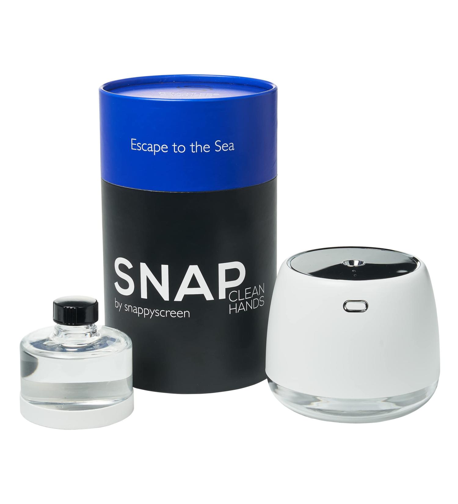 SnappyScreen SNAP Clean Hands Touchless Mist Sanitizer - Escape to the Sea - Buy Online on GoSupps.com