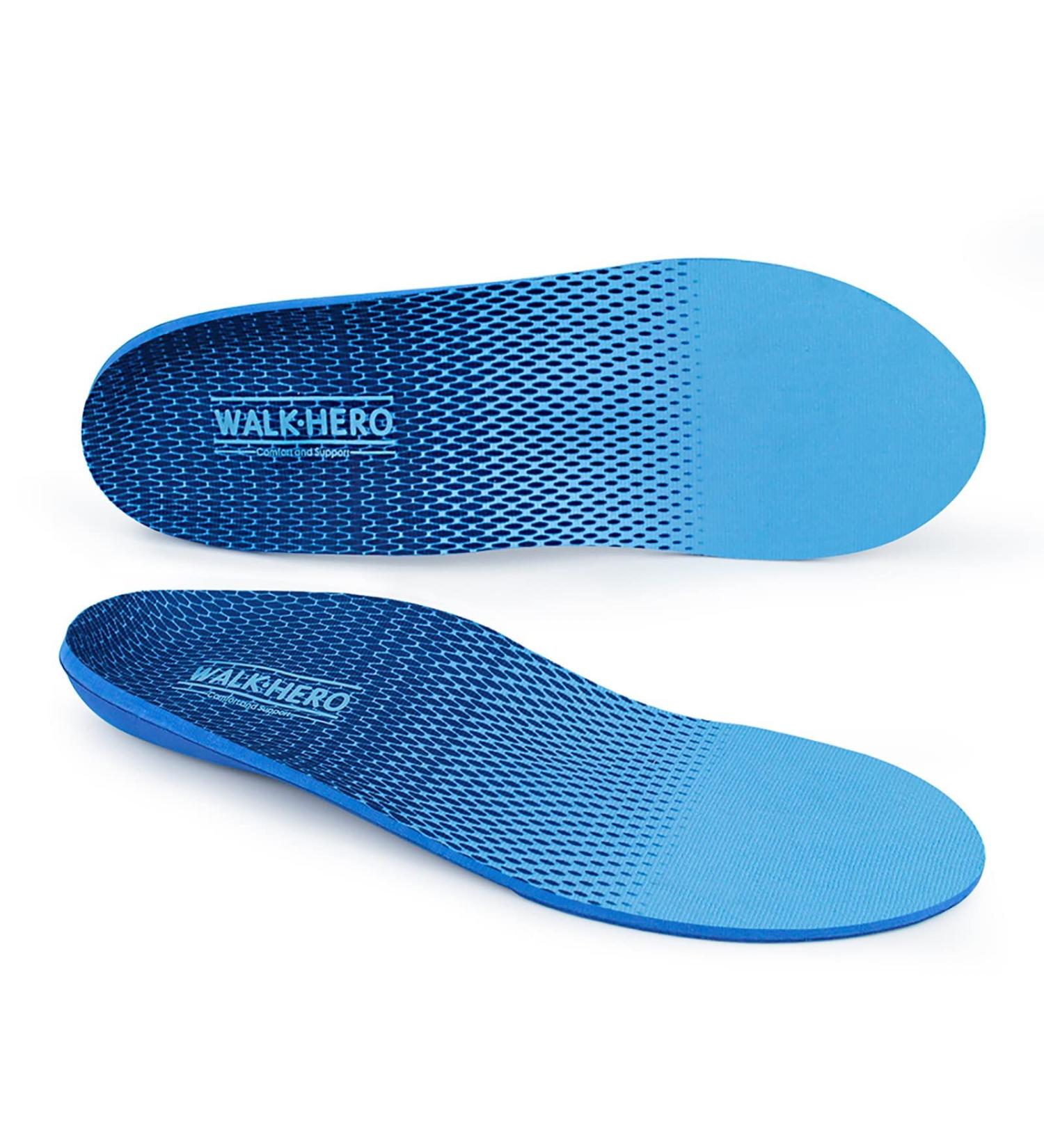 Plantar Fasciitis Insoles | Arch Supports for Flat Feet & High Arch Pain Relief - Men's 4-4.5 Women's 6-6.5 - Buy Online on GoSupps.com