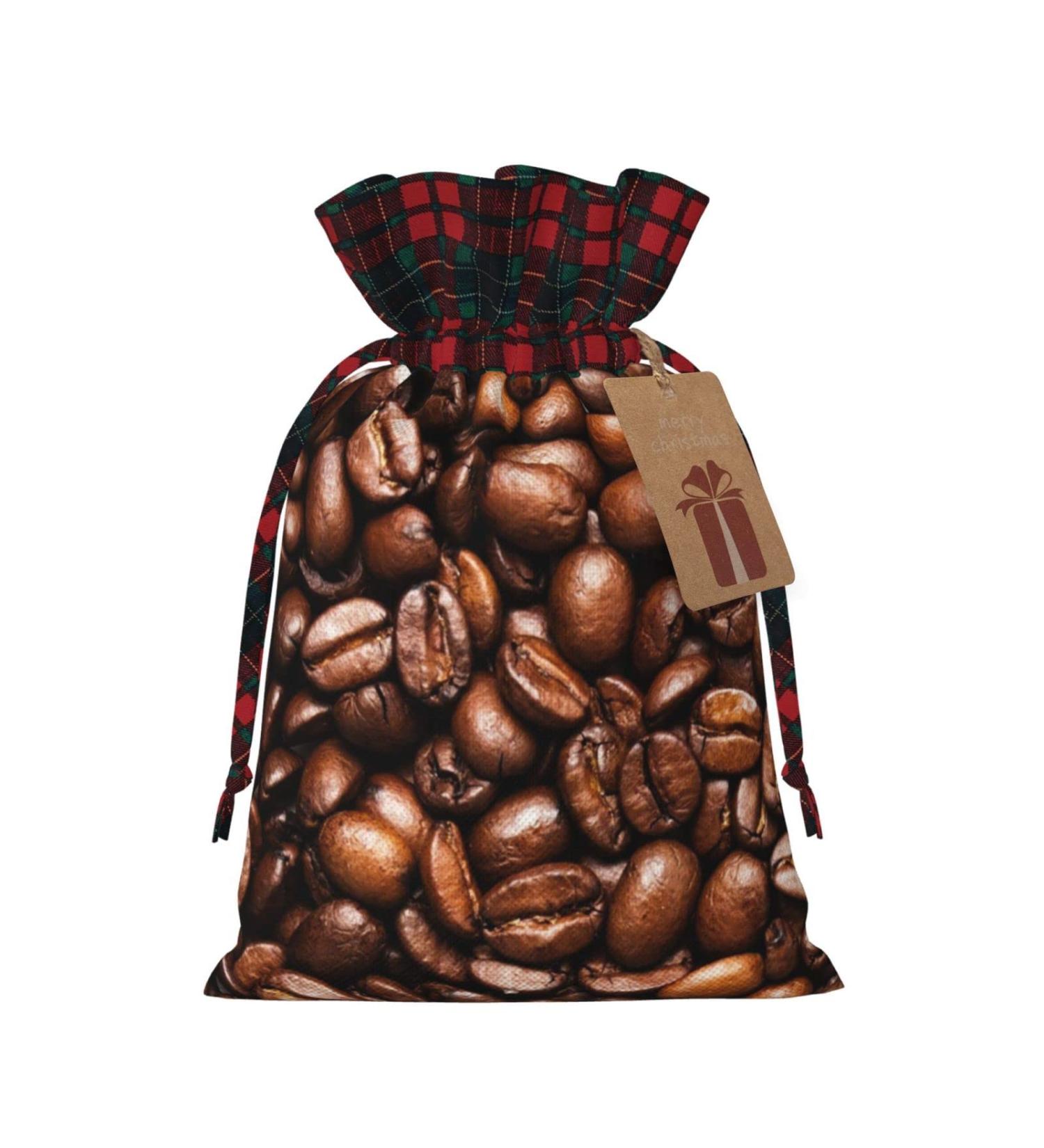 Funny Roasted Coffee Beans Christmas Drawstring Gift Bags Christmas Goodie Bags Reusable Drawstring Gift Bag Supplies For Christmas Birthday Wedding Funny Roasted Coffee Beans 1 count (Pack of 1) - Buy Online on GoSupps.com