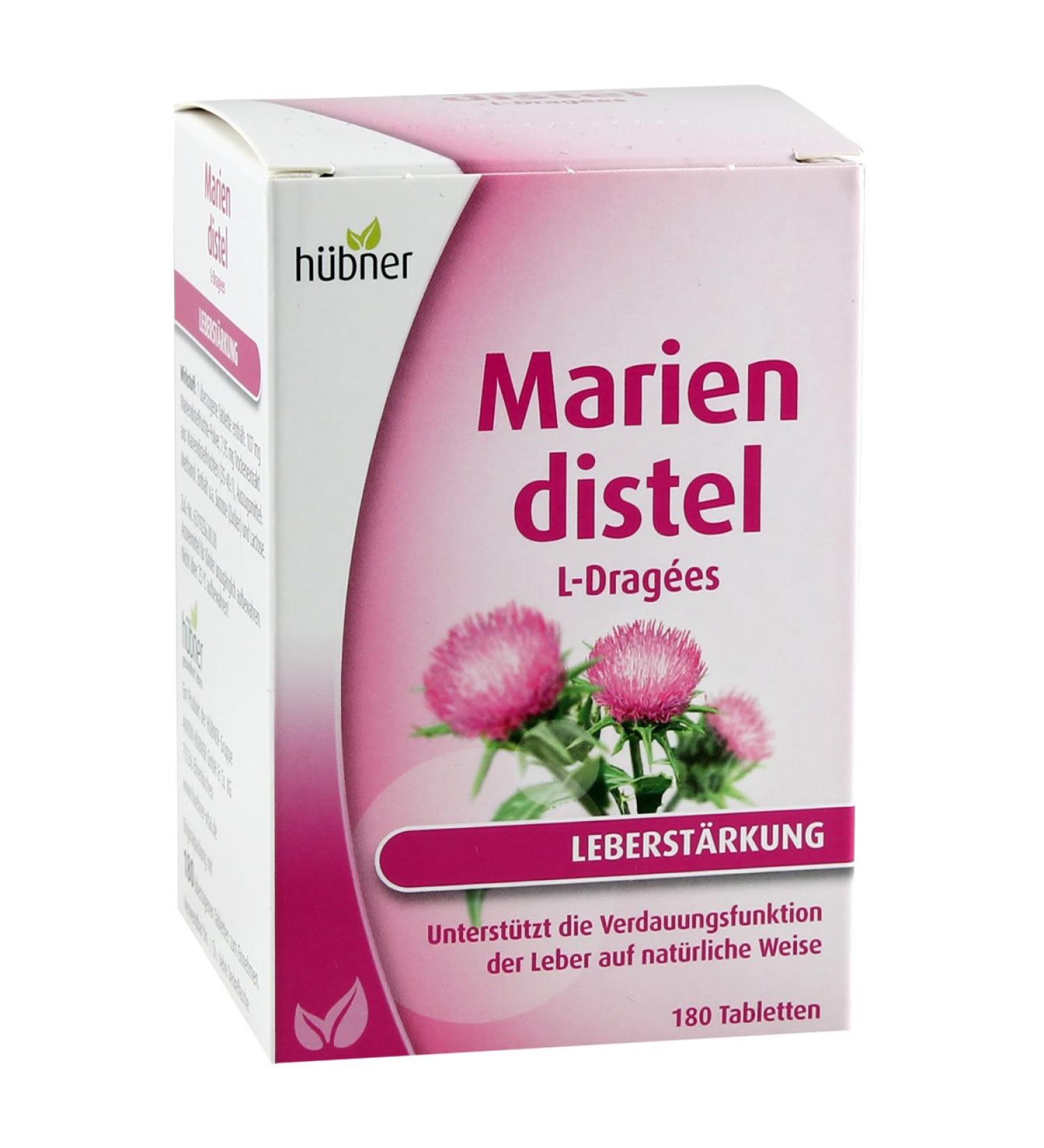 Mary thistle L-Drag es |Traditional drug |Practical for on the goStrengthens the digestive function of the liver |Supported during detoxification