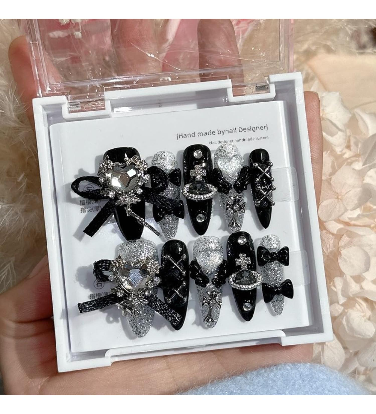 Handmade Wearing Nail and Nail Enhancement Removable False Nail and Nail Patch(Size:XS) - Buy Online on GoSupps.com