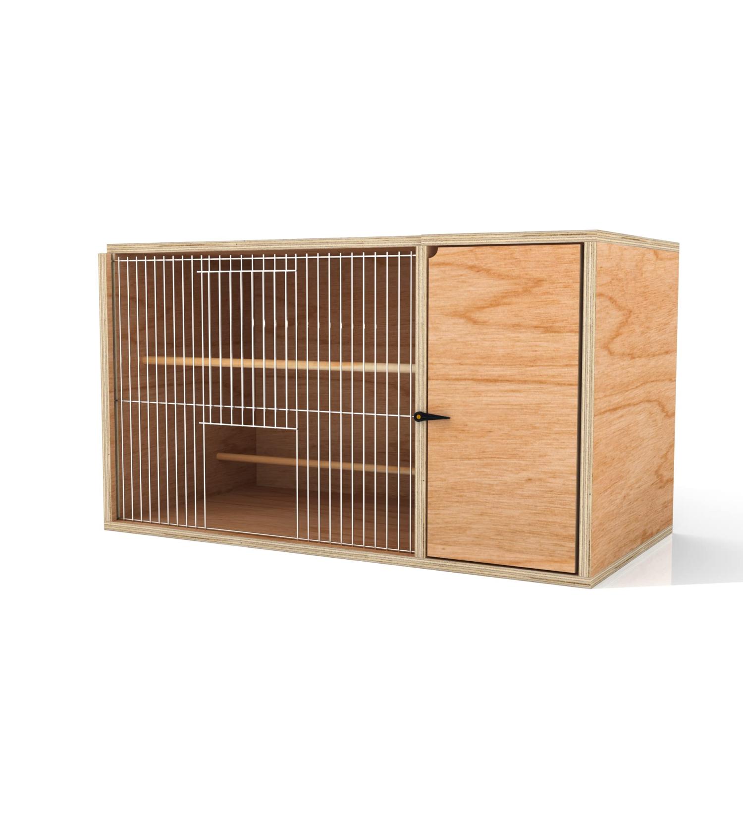 Budgie Breeder Nest Boxes (Breeder Cage Deluxe) - Buy Online on GoSupps.com