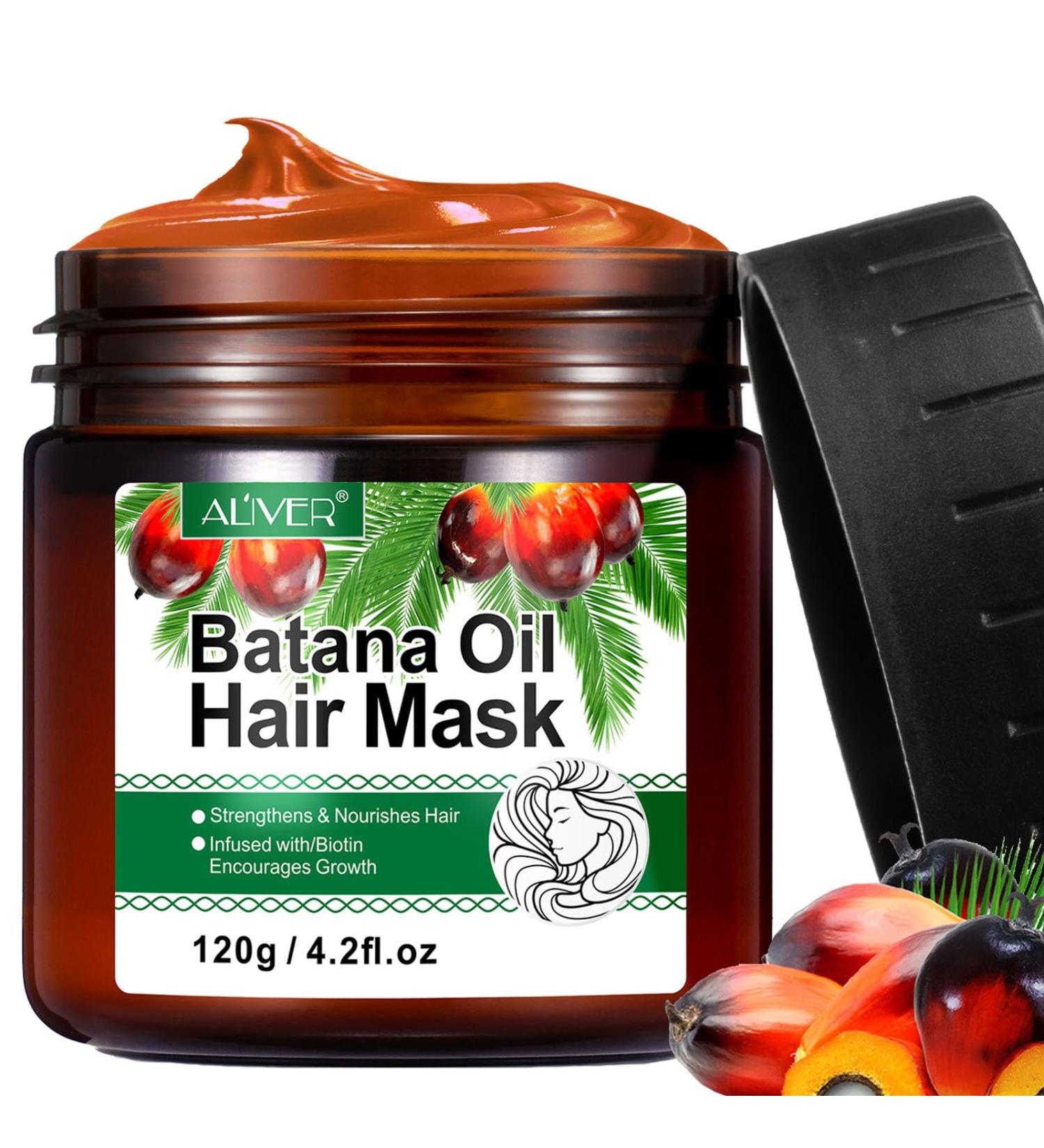 Masque capillaire l'huile de Batana cr me 100 % naturelle pour la croissance des cheveux l'huile de Batana bio pr vient la perte de cheveux avec romarin et biotine aide lutter contre les 120 g (Lot de 1) - Buy Online on GoSupps.com
