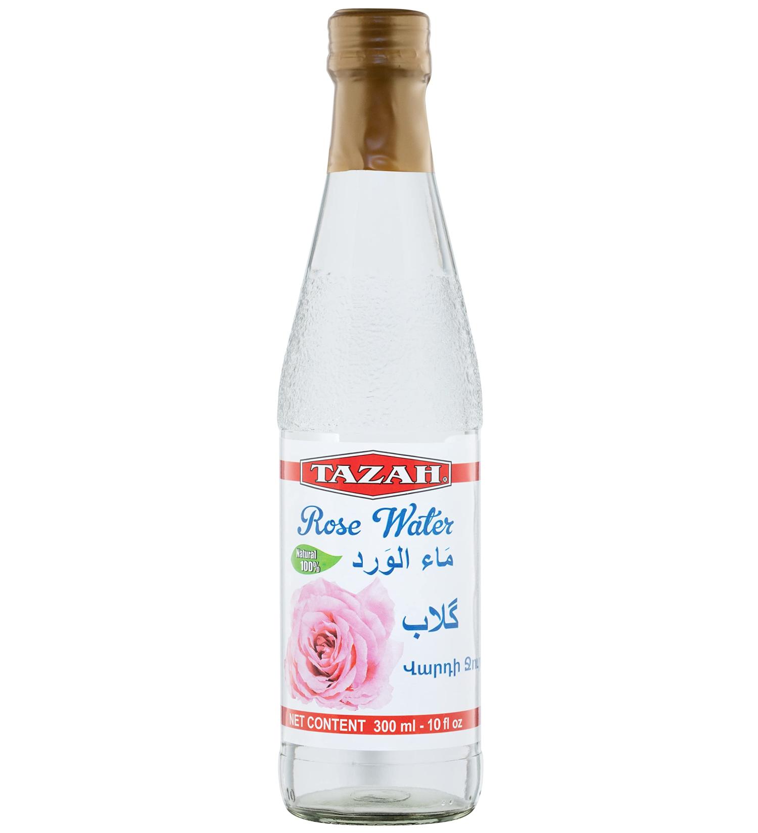 Tazah Lebanese Rose Water 10 Fl Oz - Perfect for Cooking & Baking - Buy Online on GoSupps.com