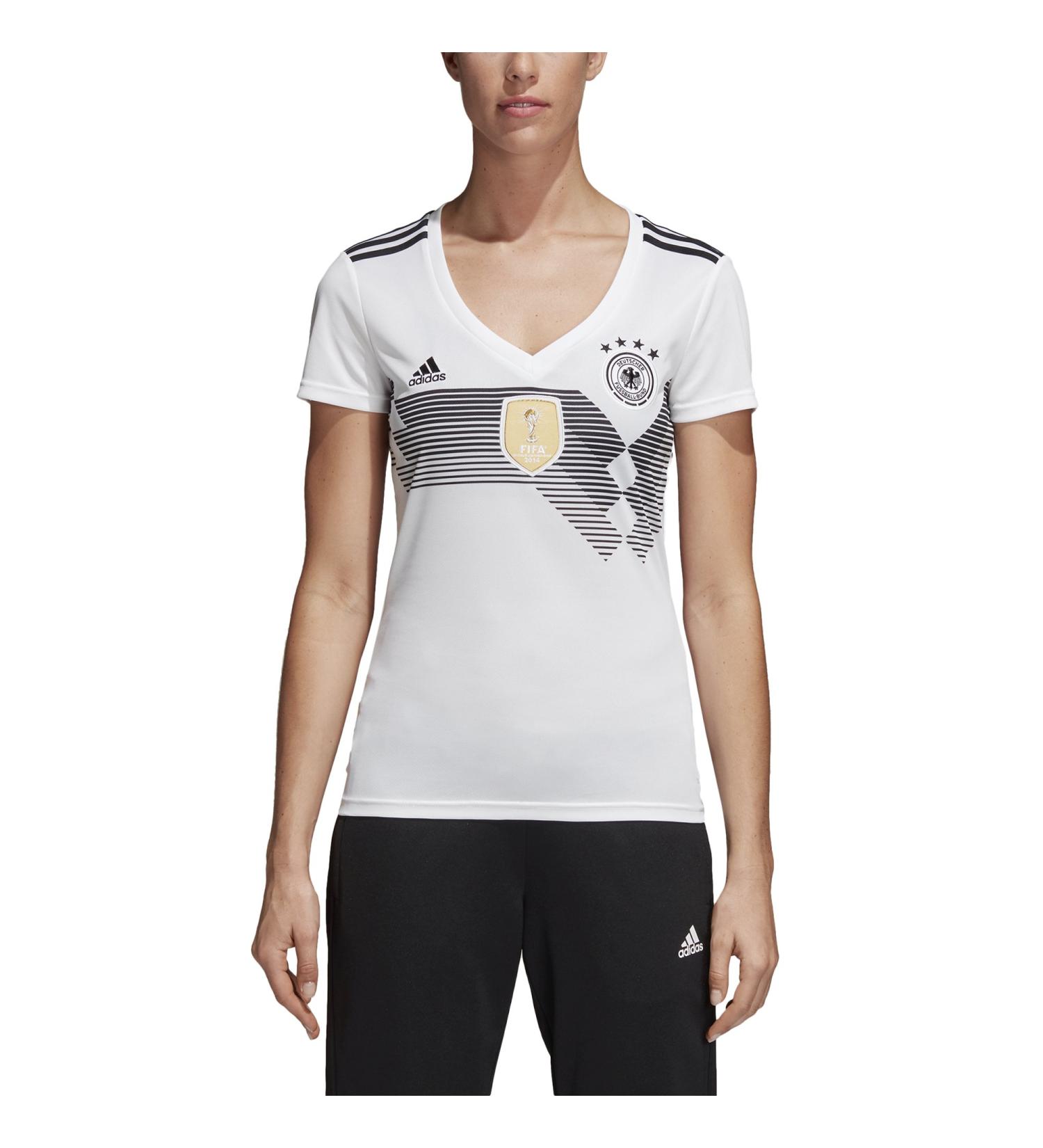Buy adidas Women's DFB Home Replica Jersey L White (White/Black) - International Shipping Available - Buy Online on GoSupps.com