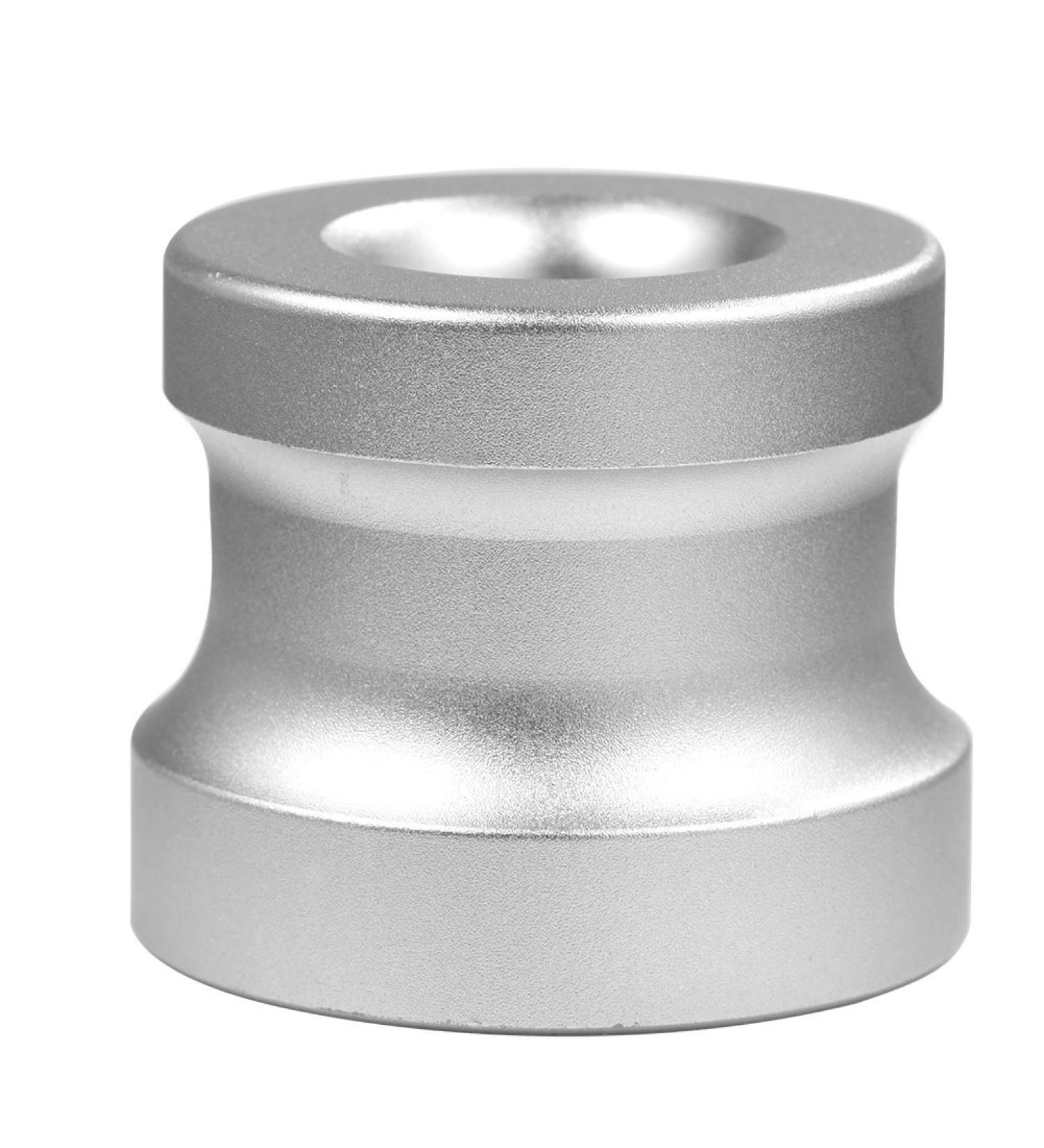 Qkiss Round Mustache Shaver Brush Base Razor Shaving Brush Stand Zinc Alloy Holder Stable(02#Silver Circle) - Buy Online on GoSupps.com