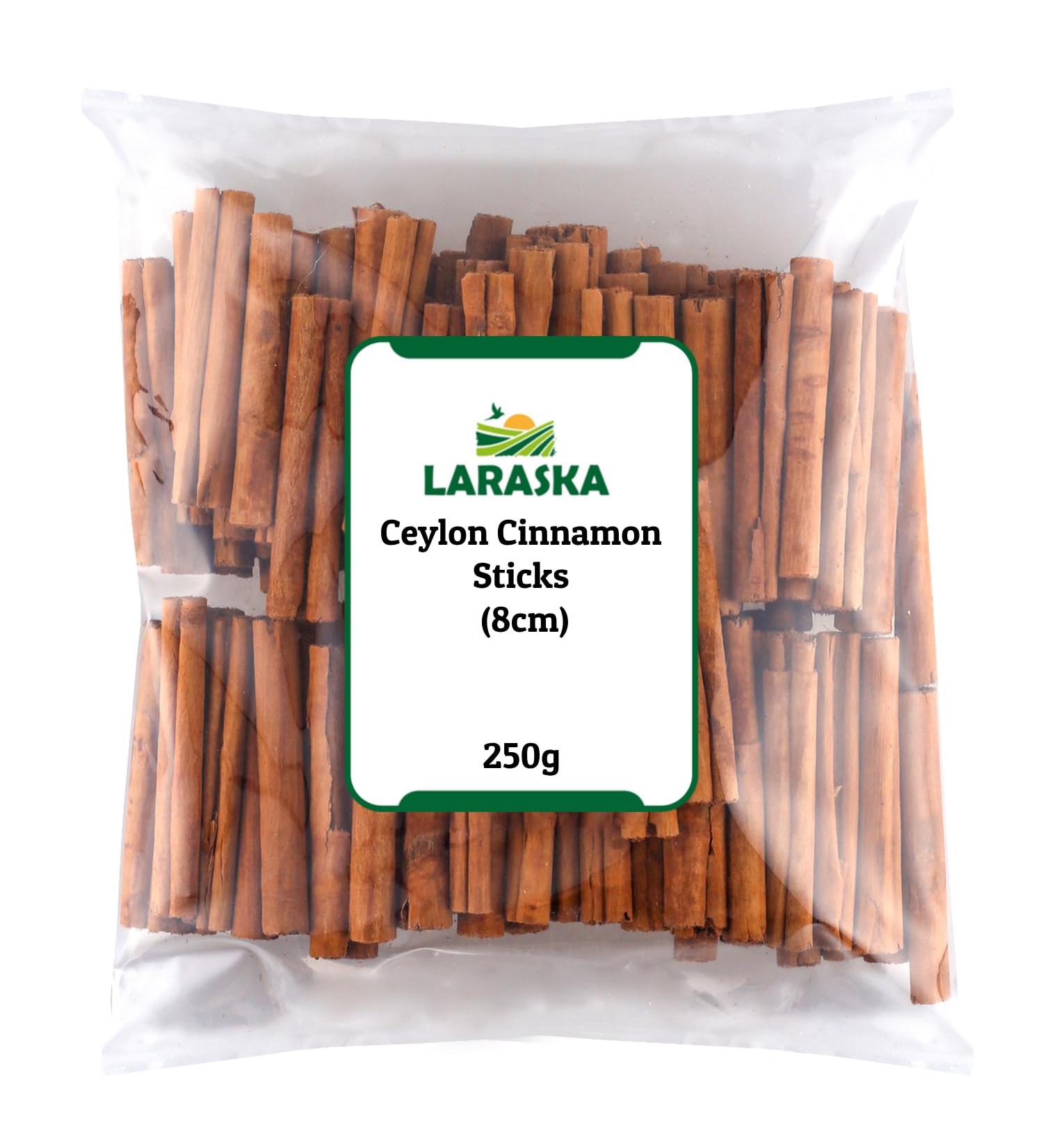 Ceylon Cinnamon Sticks (8cm) 250g by Laraska