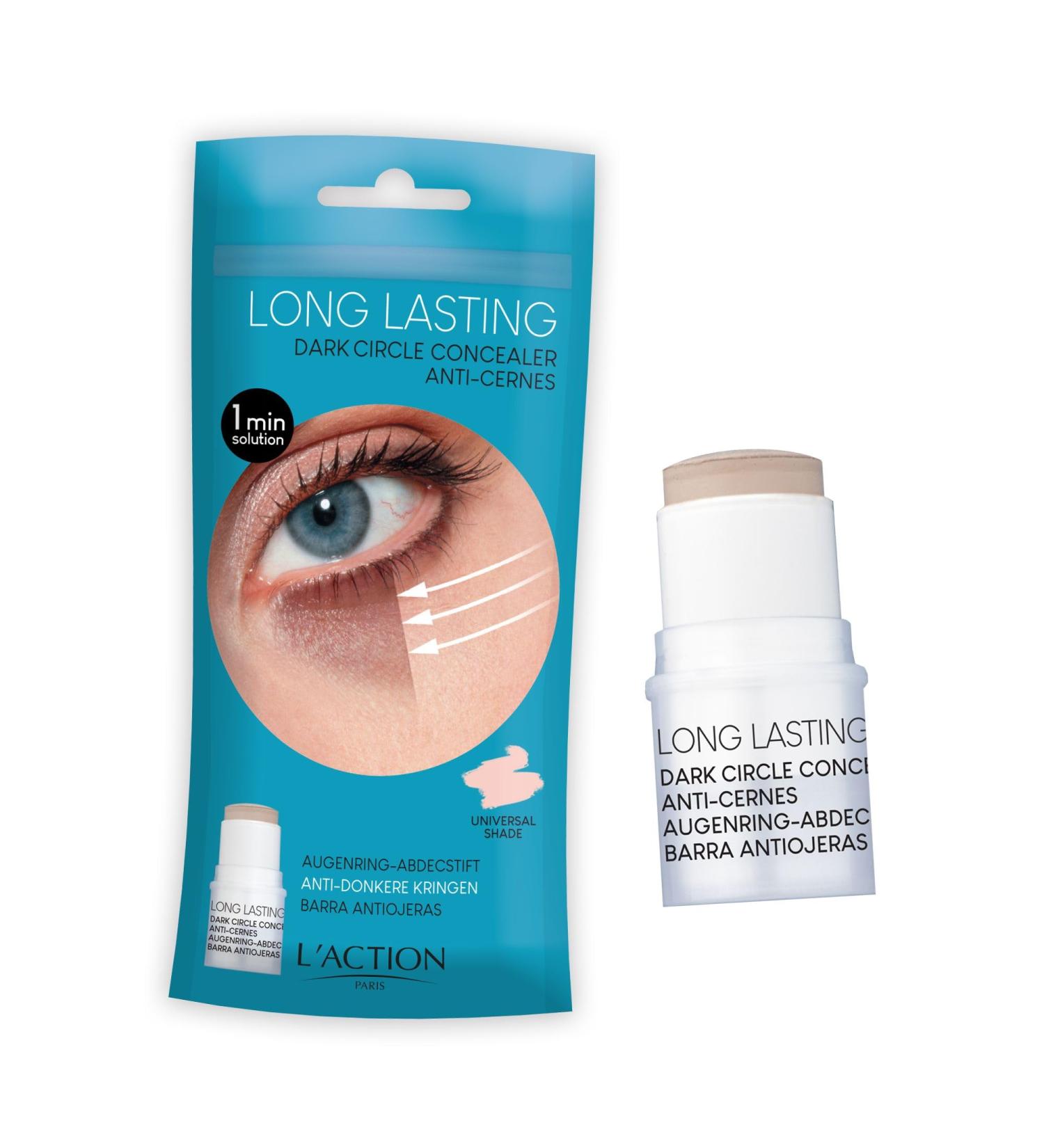 L'Action Paris Dark Circle Concealer Stick - Long-Lasting Formula - 4g - Buy Online on GoSupps.com