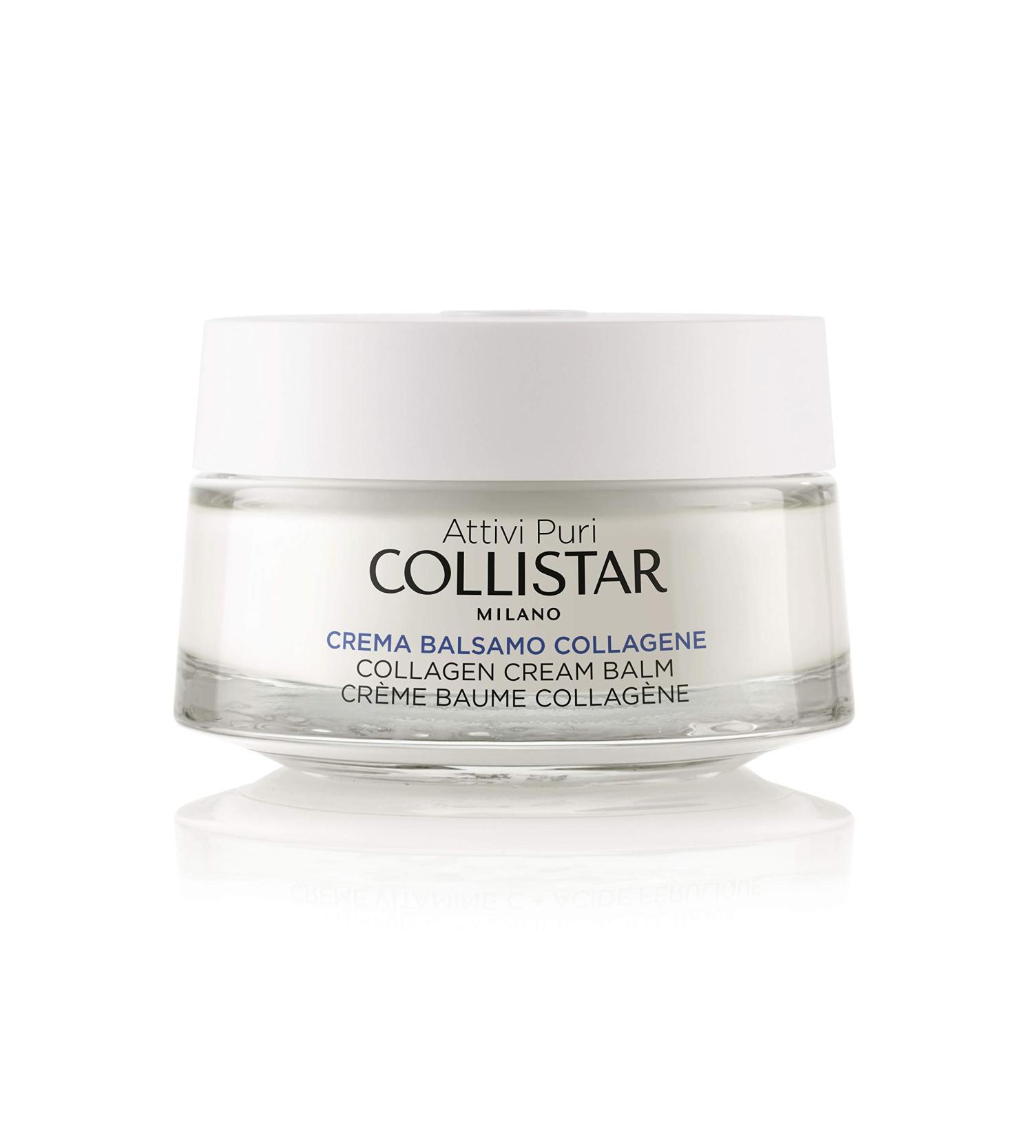 Collistar Active Pure Collagen Balm Cream Face Cream with Anti-Wrinkle and Firming Effect for All Skin Types Free from Silicone Alcohol and Dyes 50 ml - Buy Online on GoSupps.com