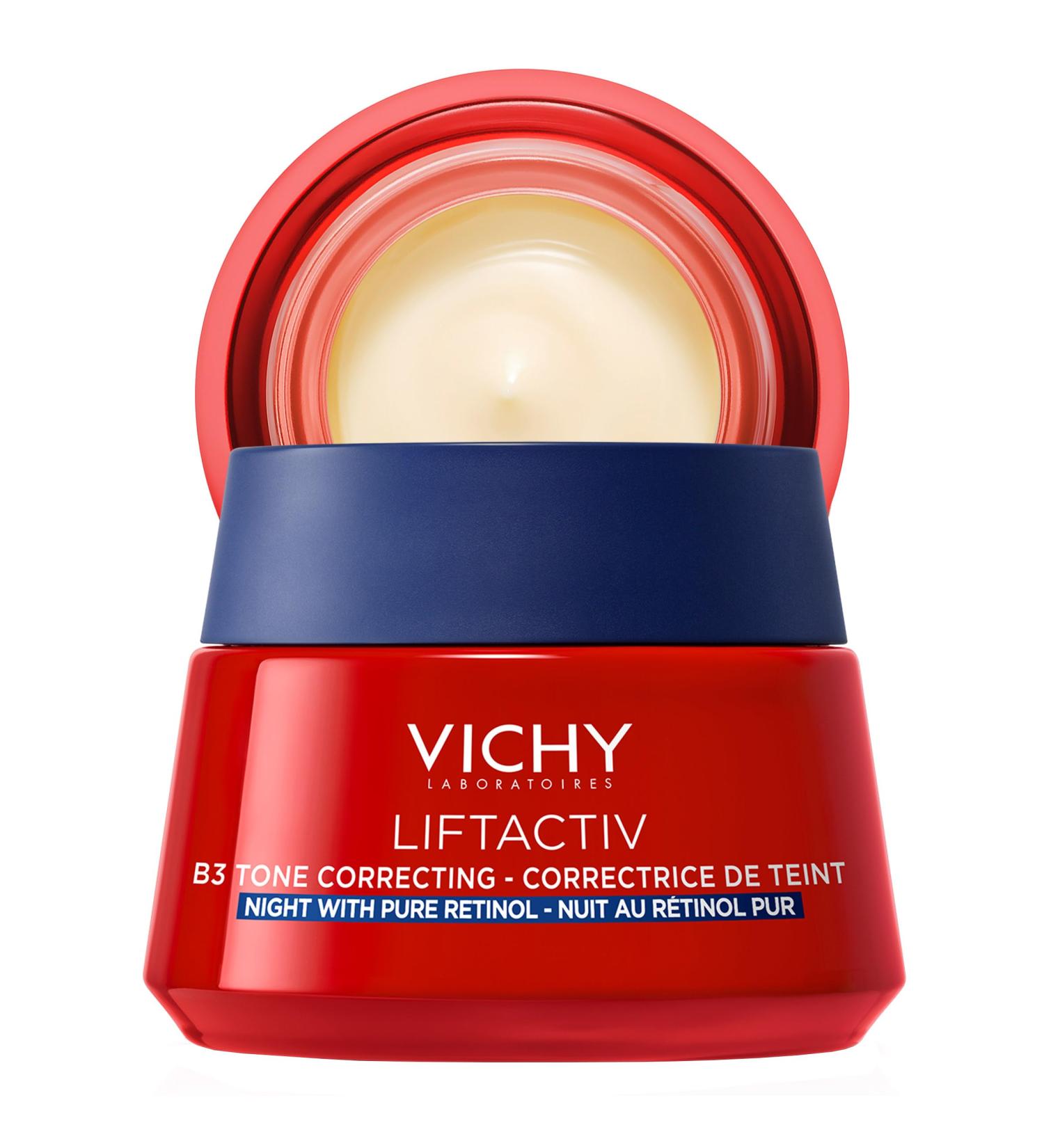 Vichy Liftactiv B3 Tone Correcting Night Cream | Anti-Aging Face Cream with 4% Niacinamide & 0.15% Retinol | Evens Skin Tone Fades Dark Spots Smooths Wrinkles | International Shipping Available - Buy Online on GoSupps.com